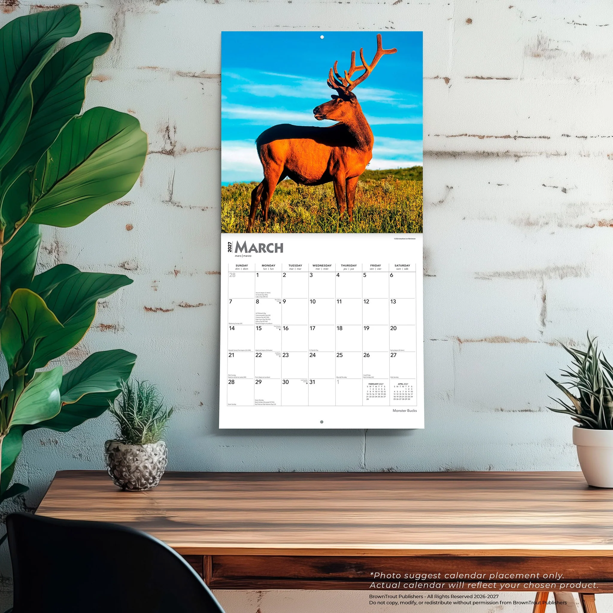 Monster Bucks 2027 Wall Calendar - Online Only - Image 5