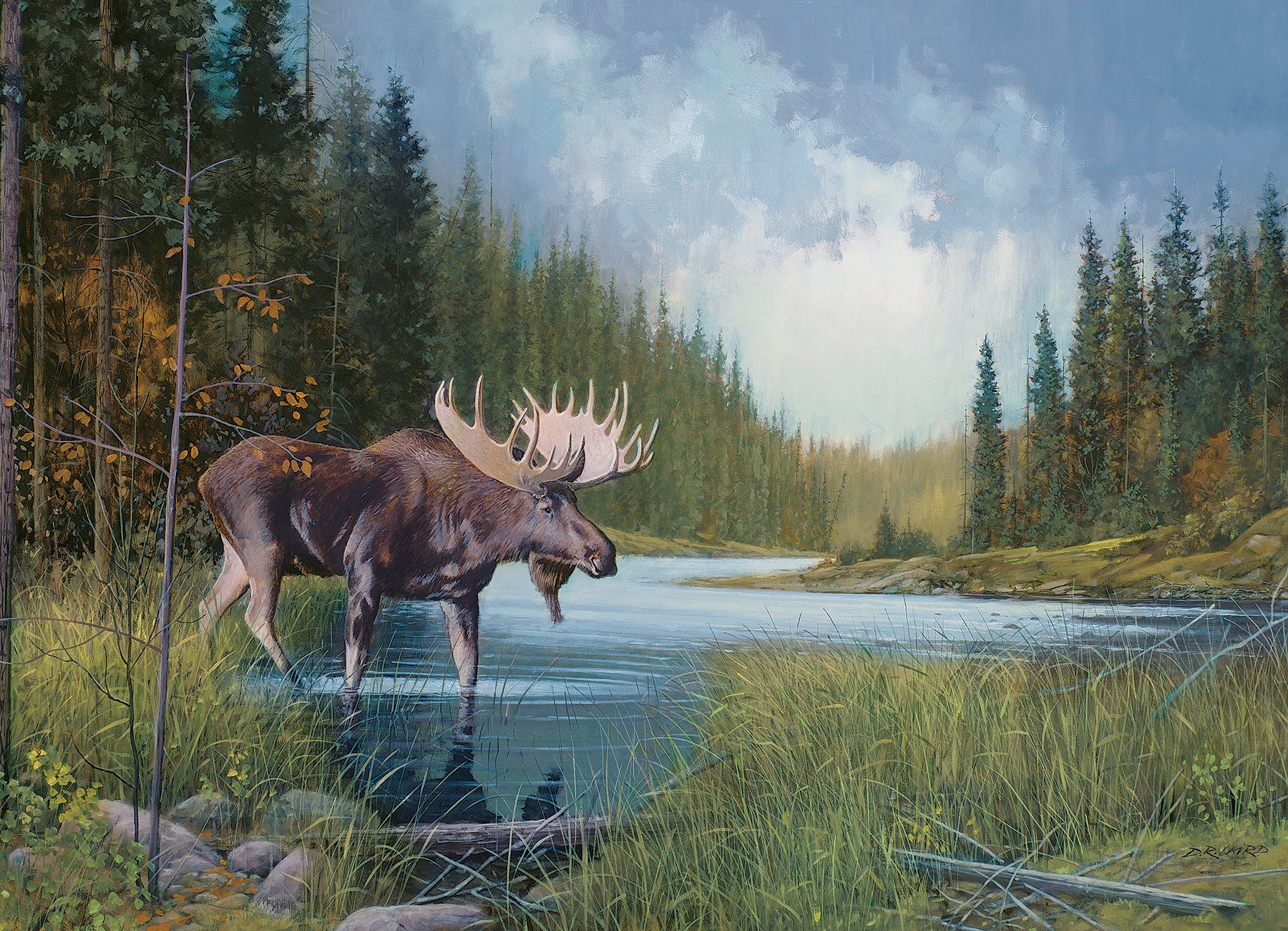 Moose Lake 1000 Piece Puzzle - Image 3