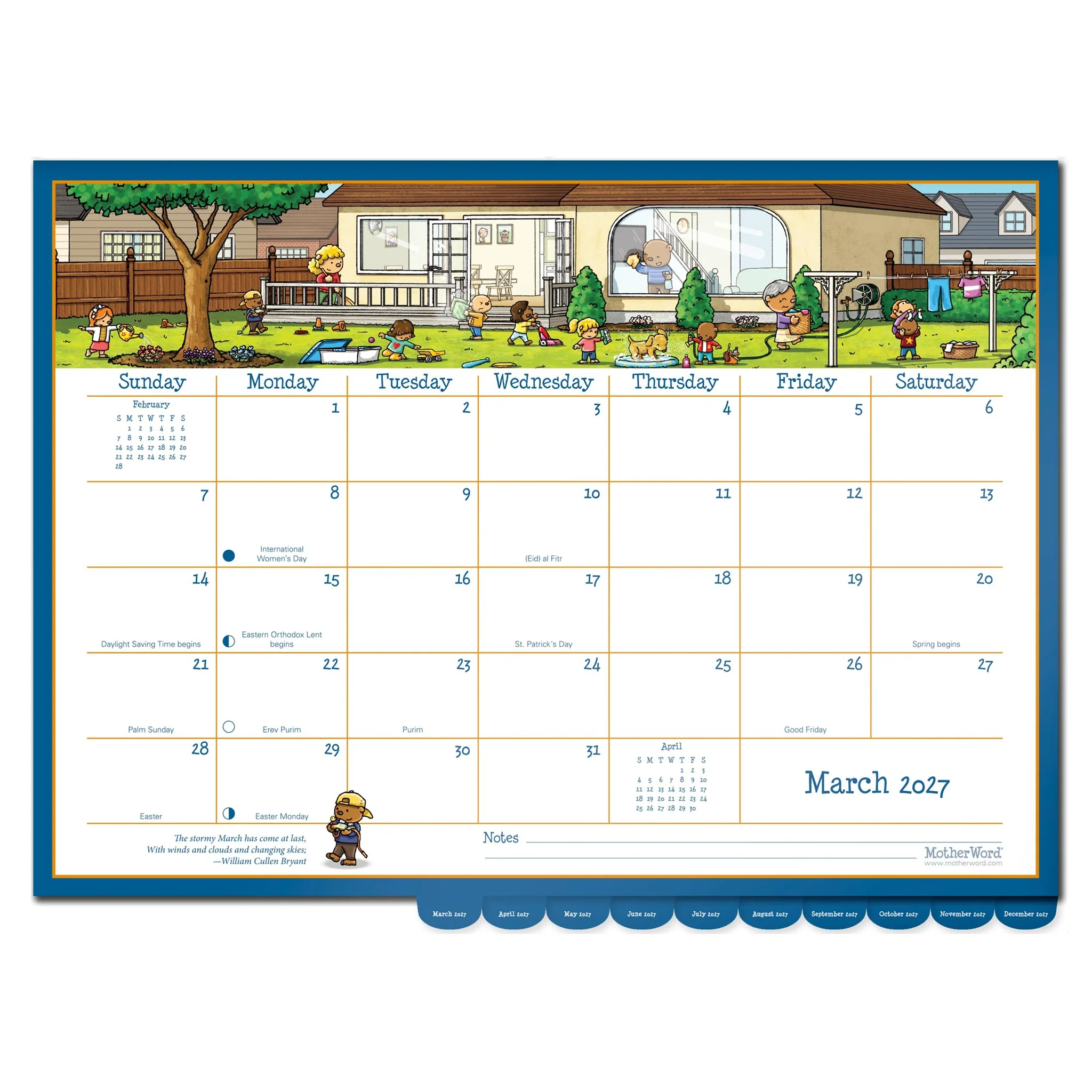MotherWord Ultimate Family Deluxe 2026-2027 Wall Calendar - Image 5