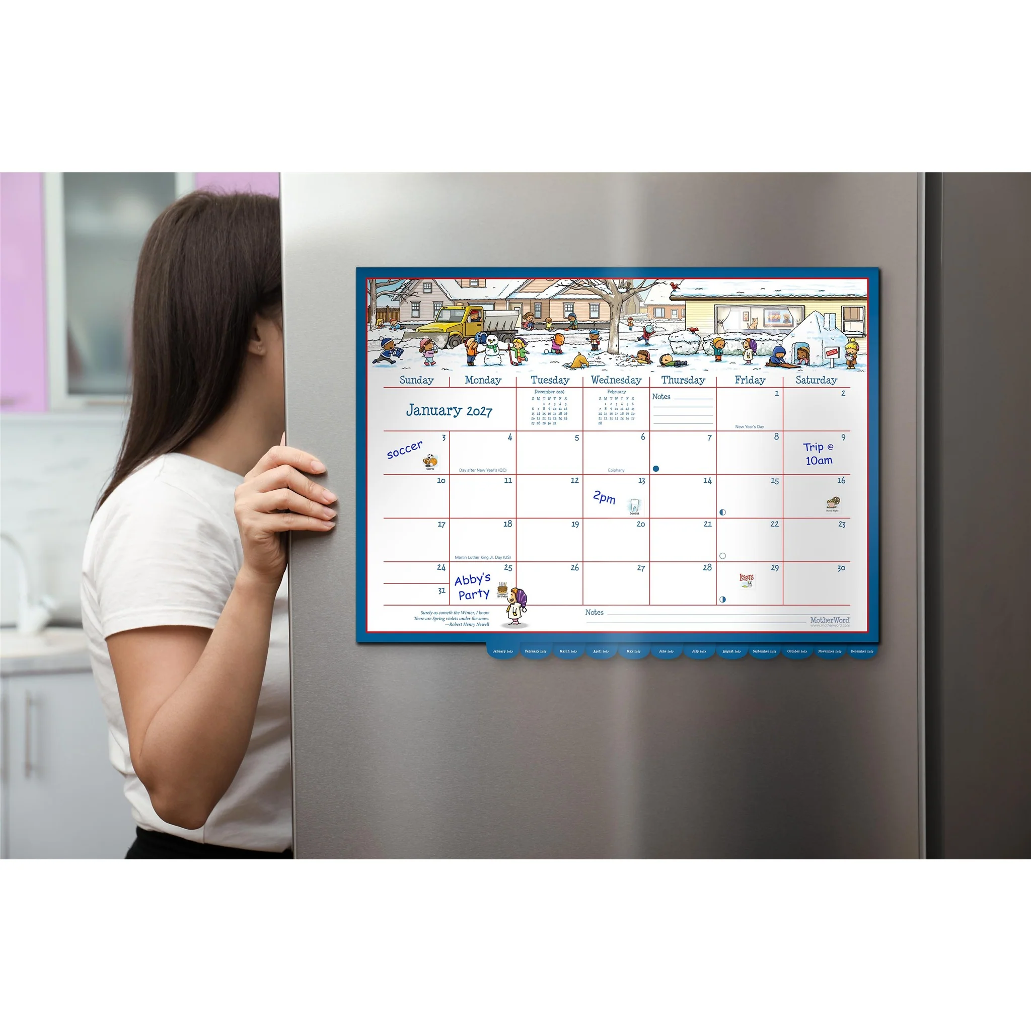 MotherWord Ultimate Family Deluxe 2026-2027 Wall Calendar - Image 7