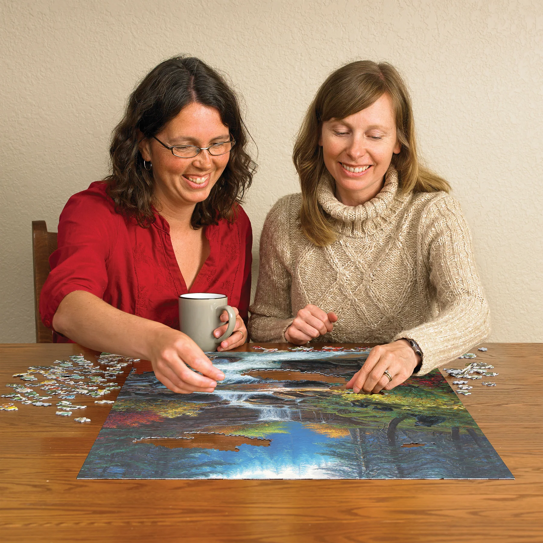 Mountain Cascade 1000 Piece Puzzle - Image 6