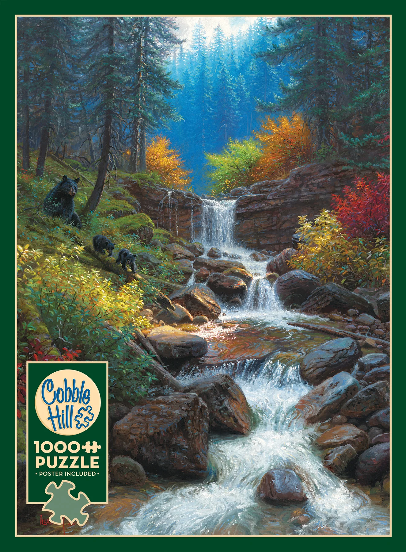 Mountain Cascade 1000 Piece Puzzle - Image 7