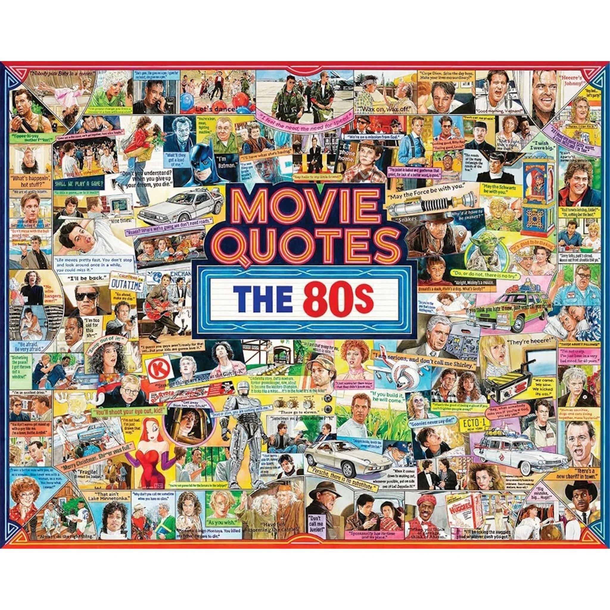 Movie Quotes the 80's 1000 Piece Puzzle - Image 2