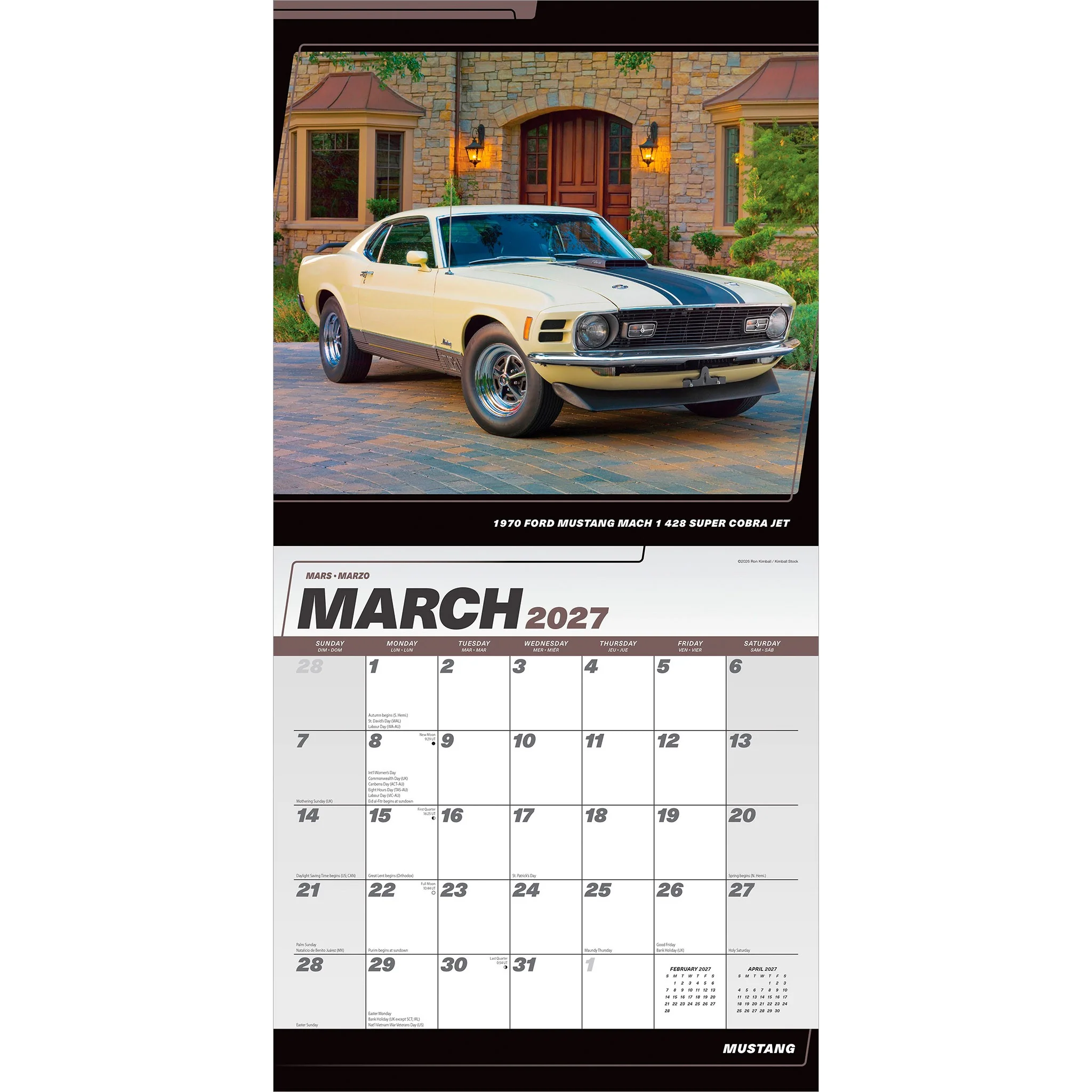 Mustang 2027 Wall Calendar - Image 3
