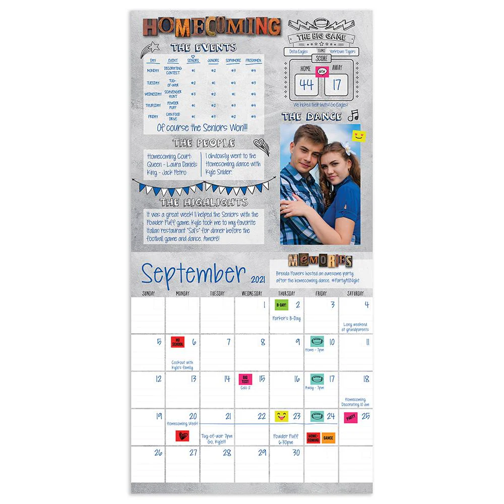 My Year Book Undated Wall Calendar - Online Only - Image 3