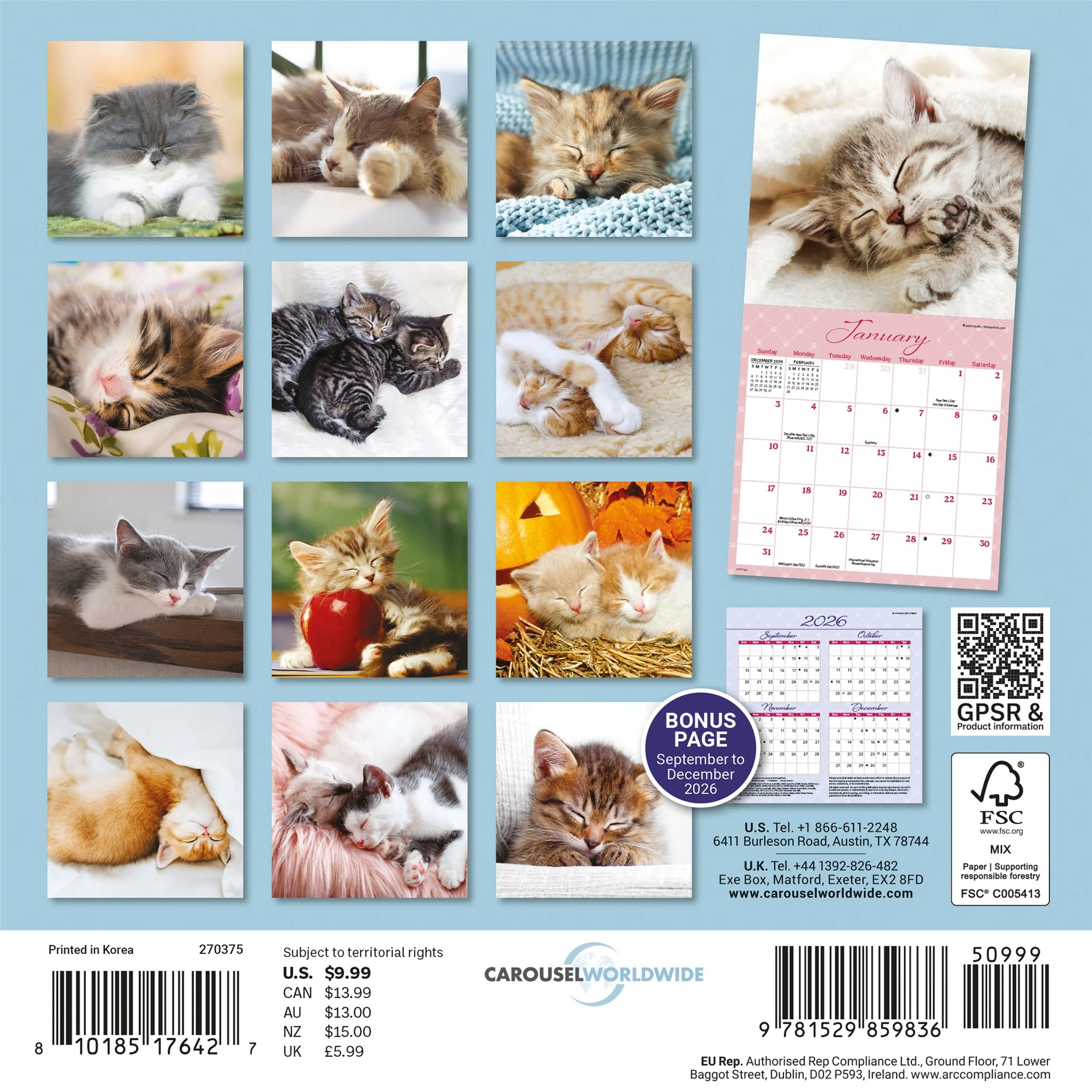 Naptime 2027 Mini Calendar - Image 2