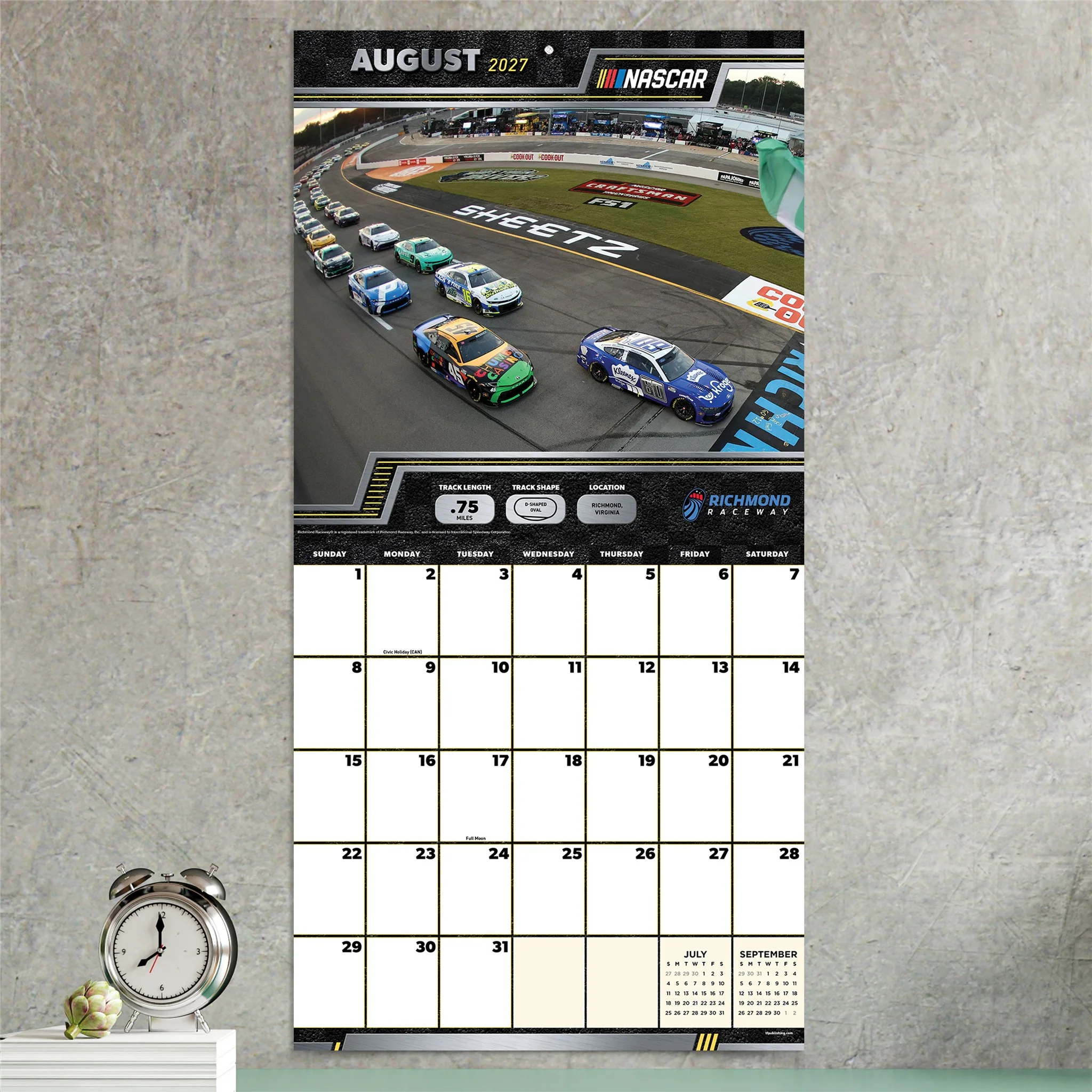 NASCAR Tracks 2027 Wall Calendar - Image 5