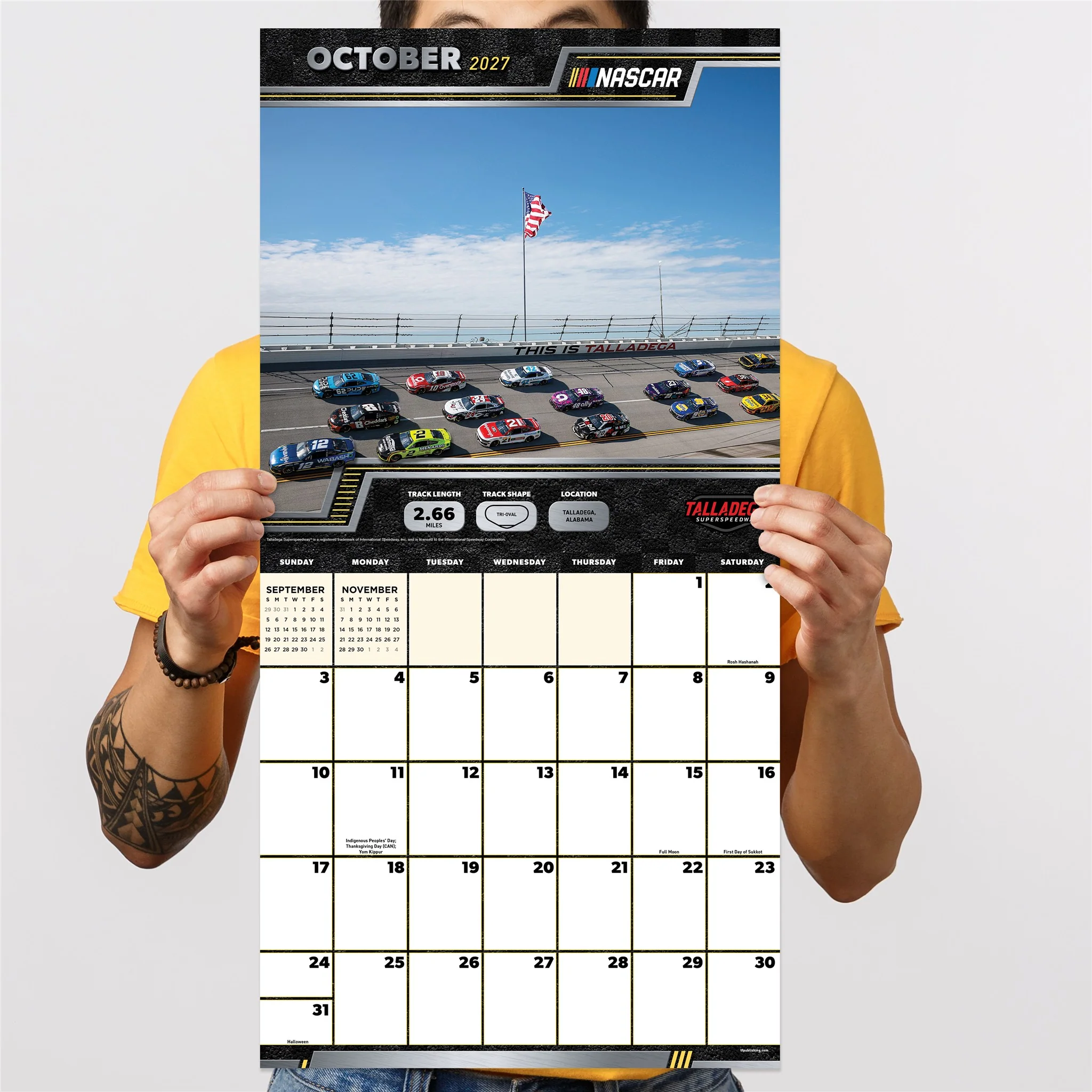 NASCAR Tracks 2027 Wall Calendar - Image 6