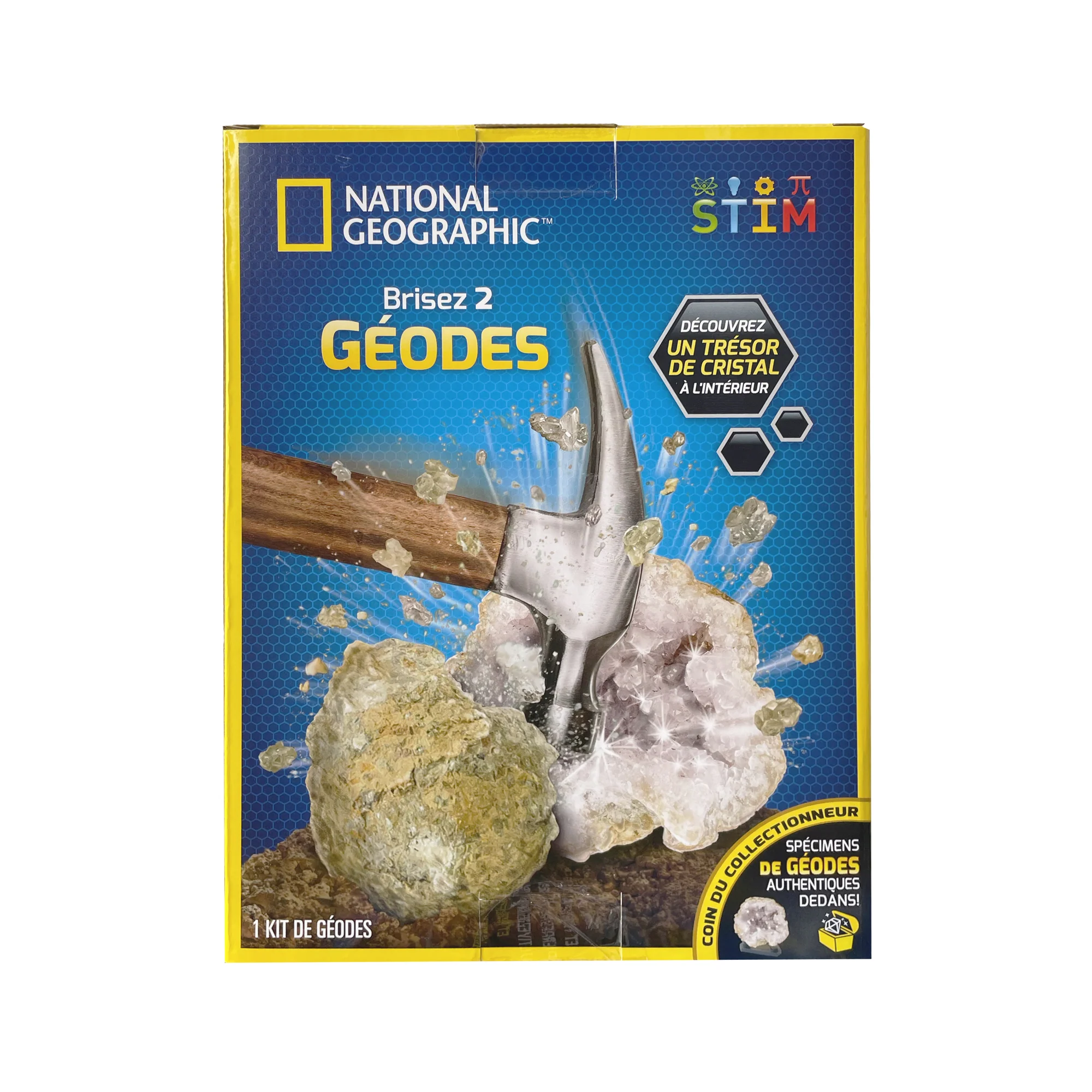 National Geographic Break Open 2 Real Geodes - Image 3