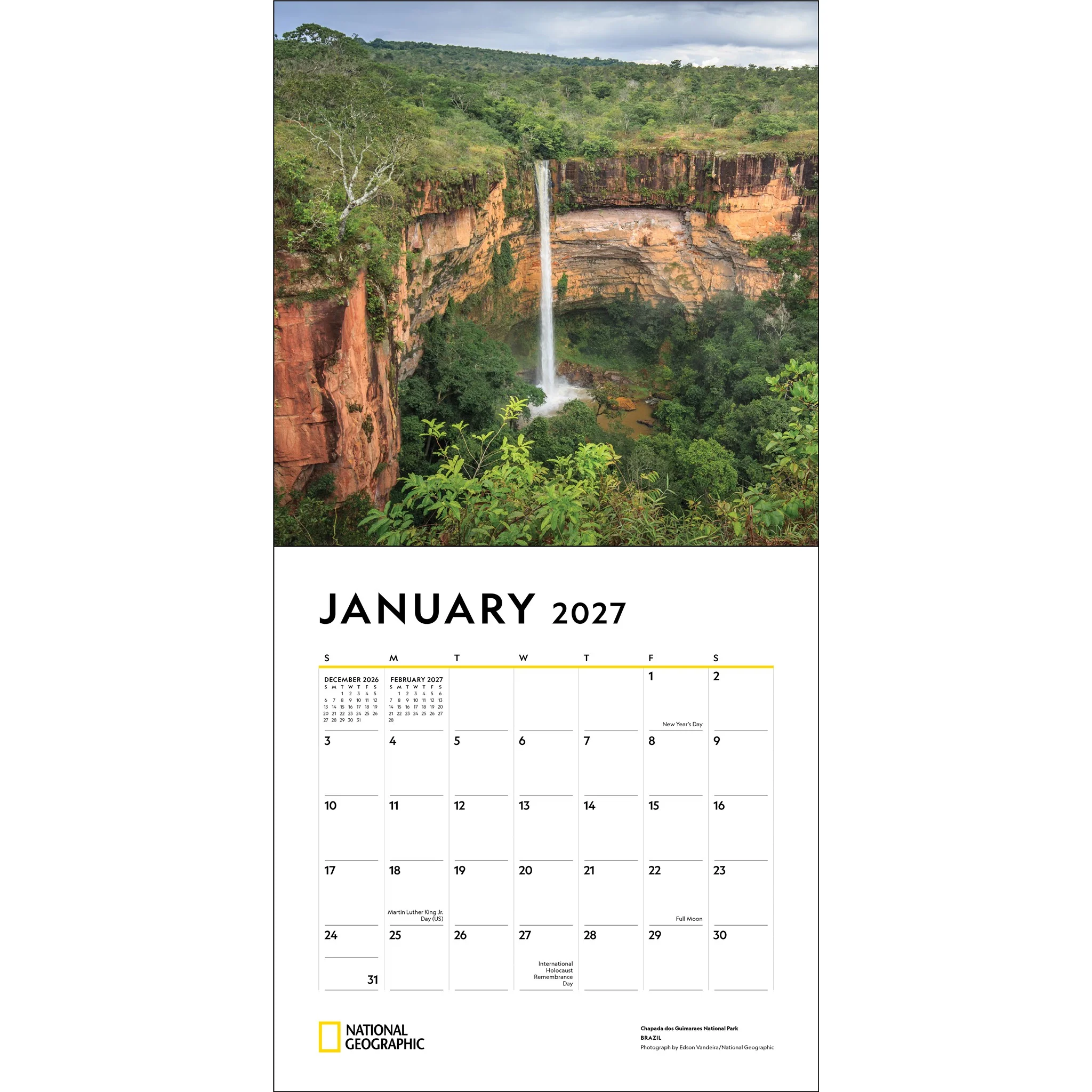 National Geographic: Most Beautiful Places 2027 Wall Calendar - Image 3