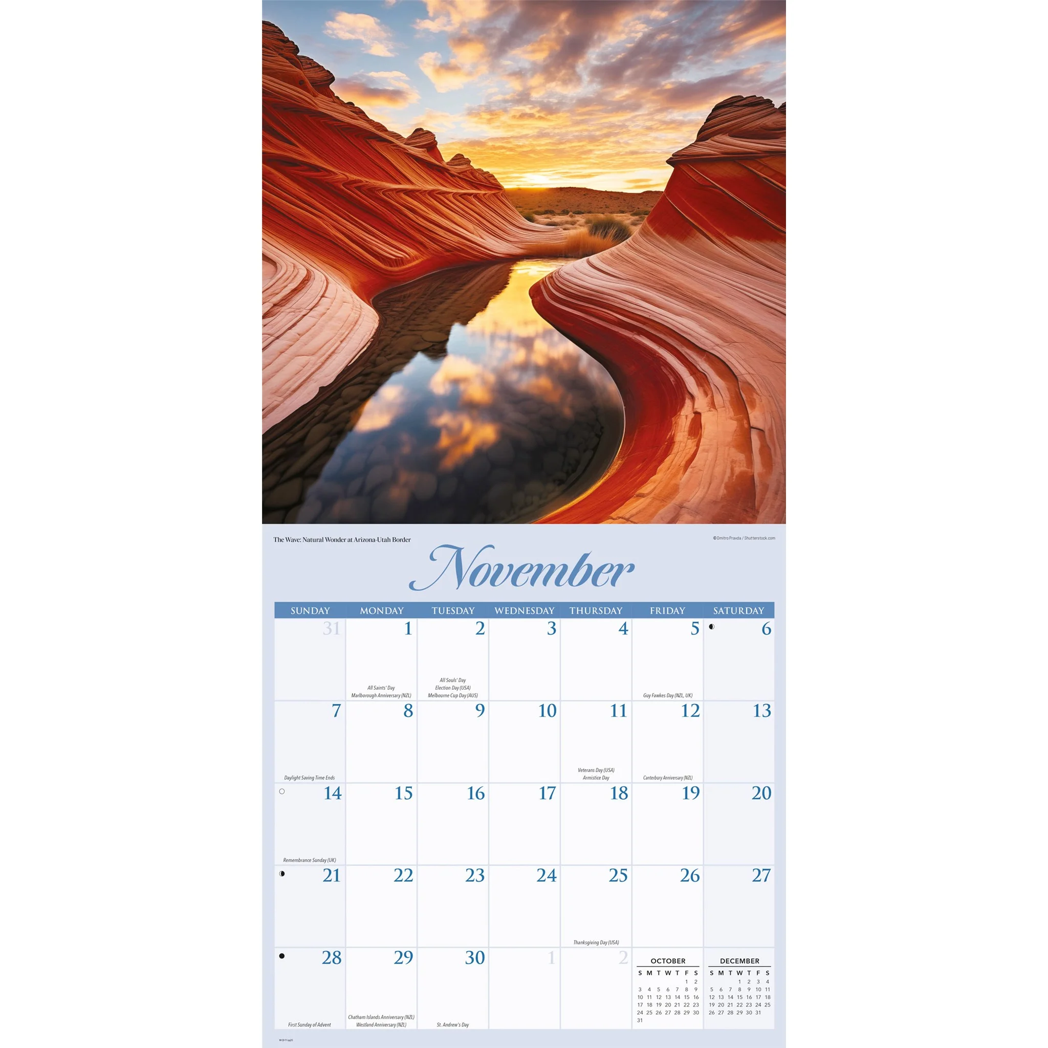 Nature's Wonders 2027 Wall Calendar - Image 5