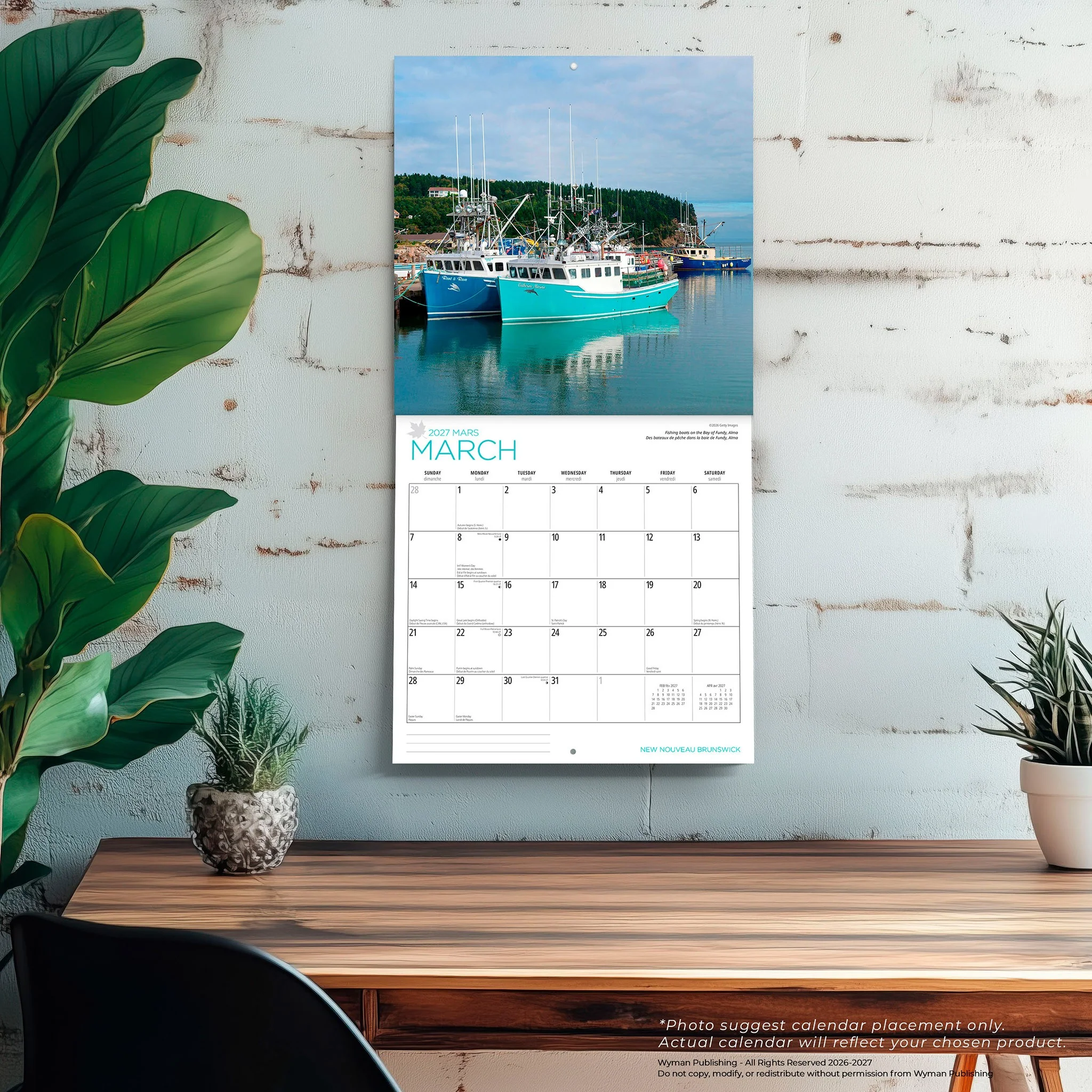 New Brunswick / Nouveau-Brunswick 2027 Wall Calendar - Image 5