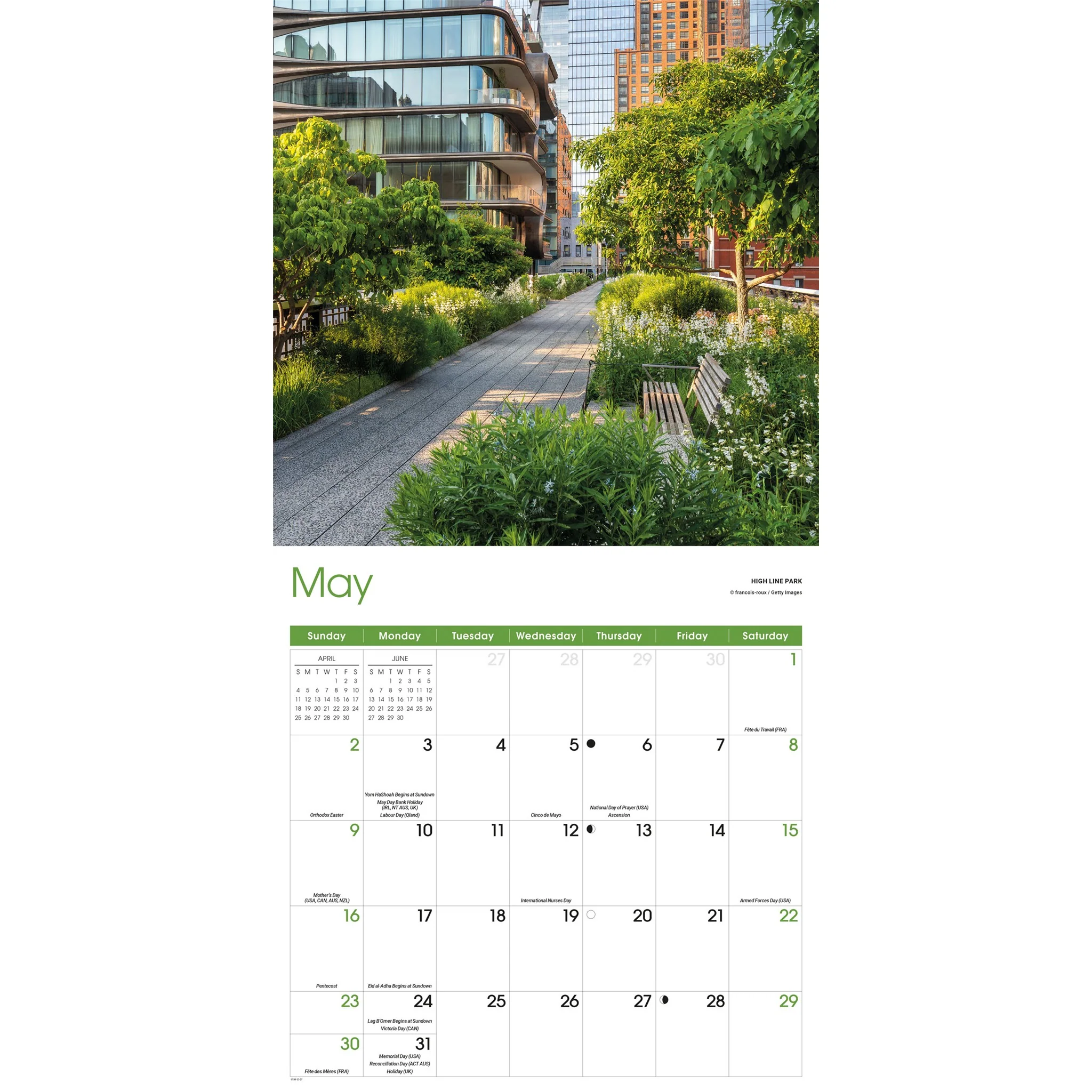 New York 2027 Wall Calendar - Image 4