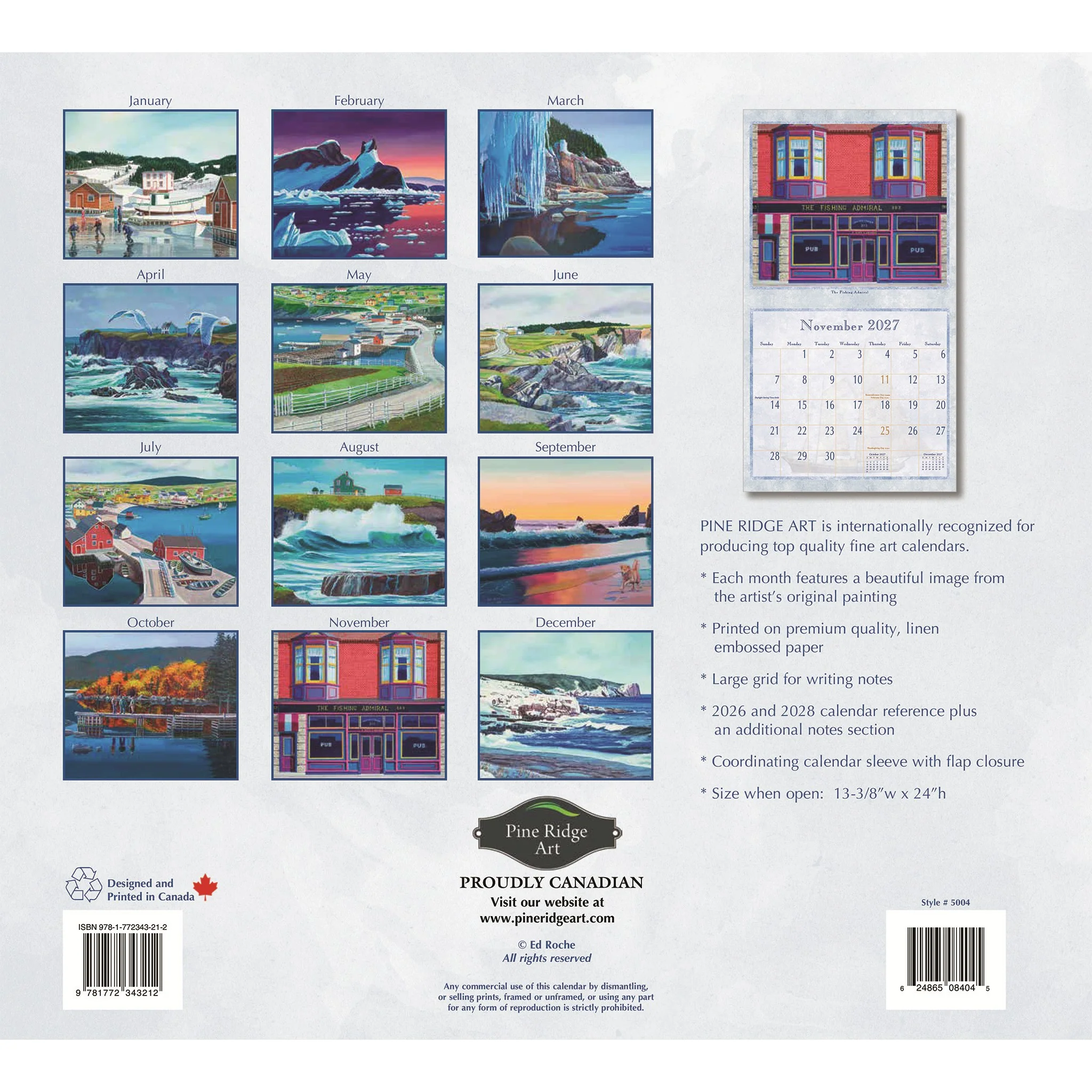 Newfoundland 2027 Wall Calendar - Image 2