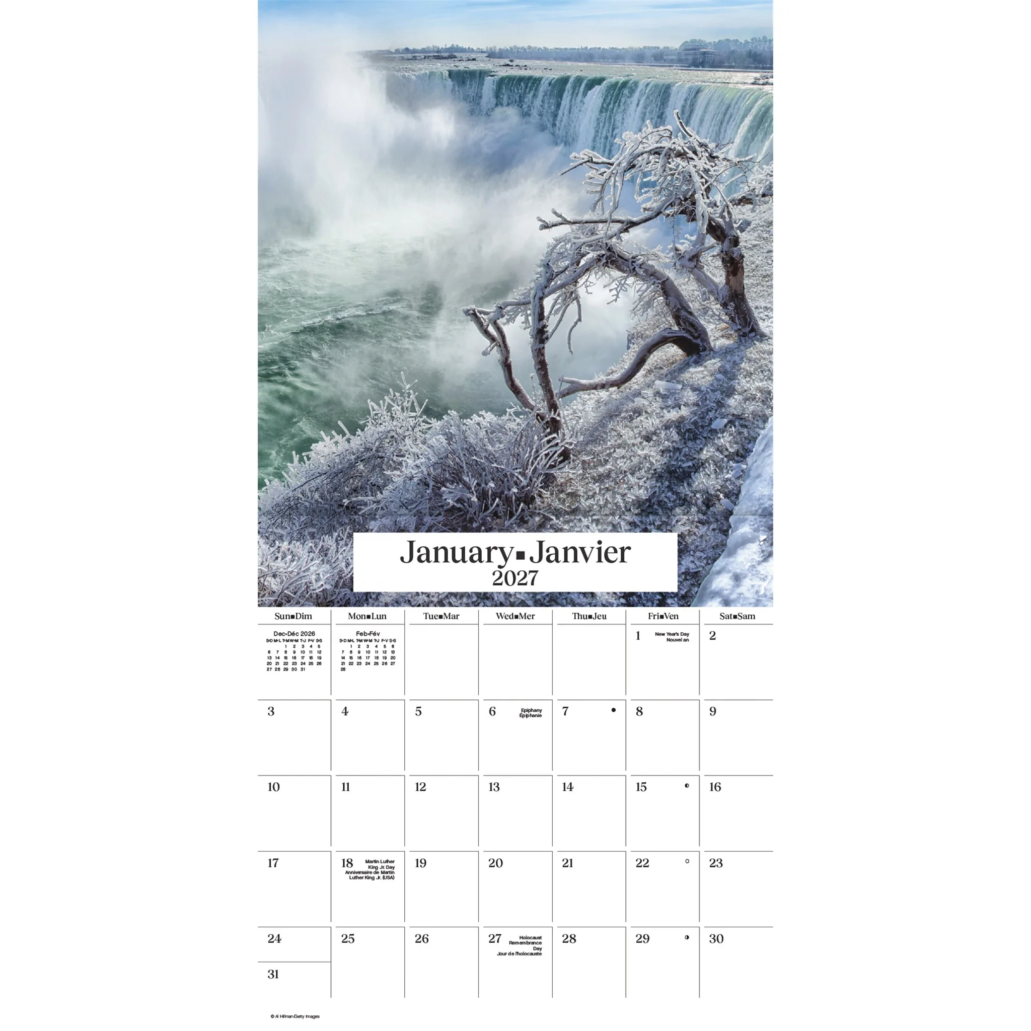 Niagara Falls 2027 Wall Calendar - Image 3