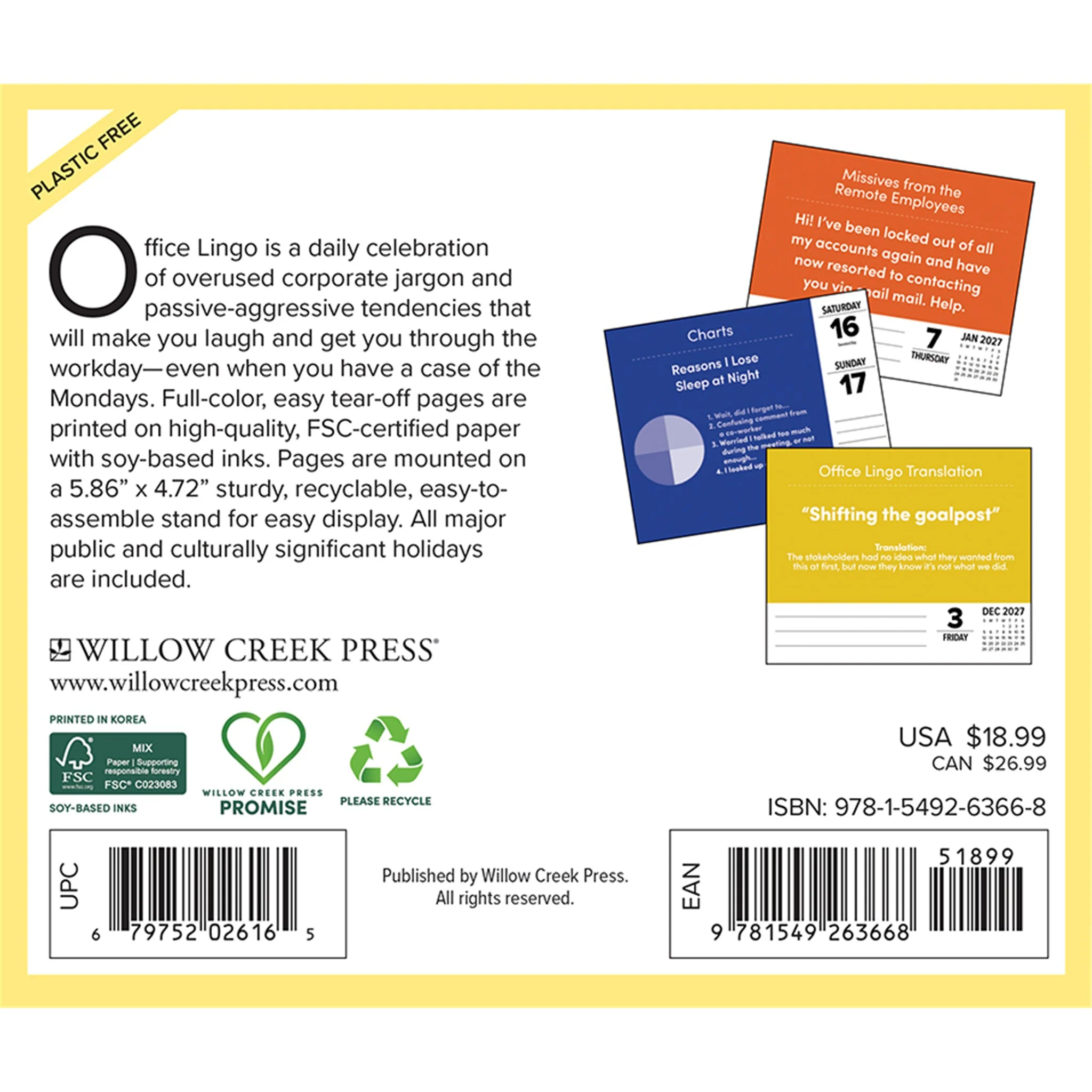 Office Lingo 2027 Box Calendar - Image 2