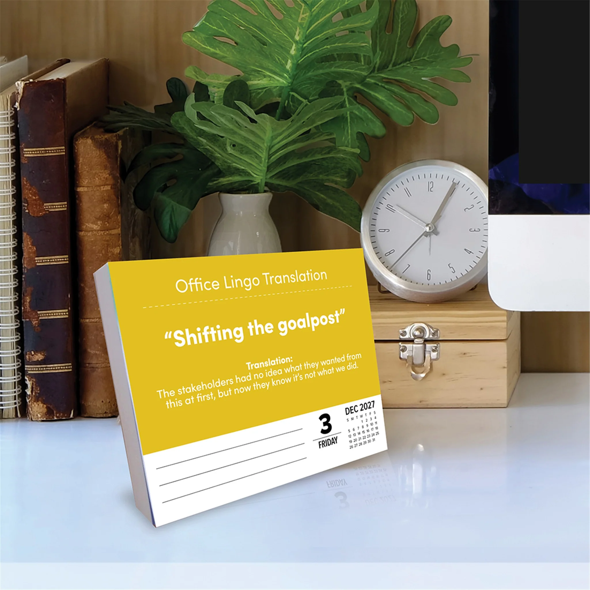 Office Lingo 2027 Box Calendar - Image 3