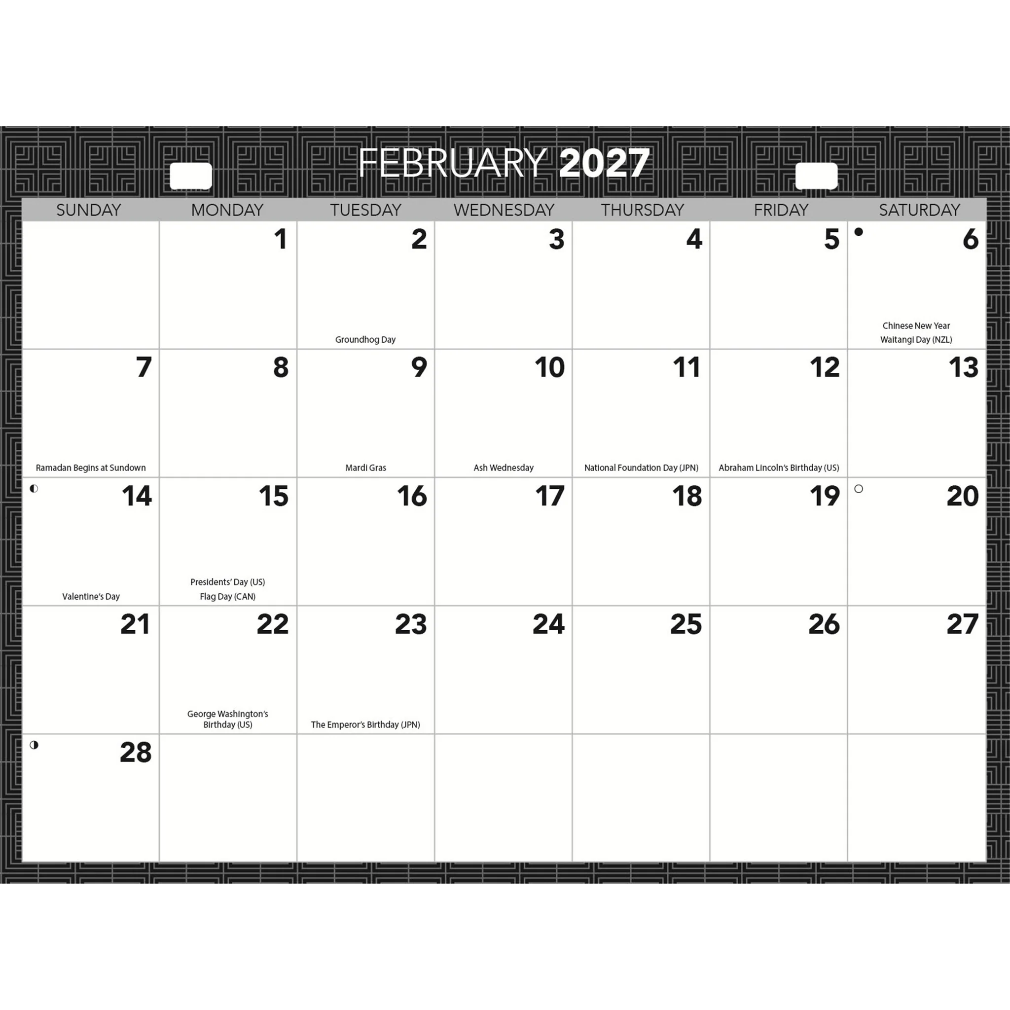 Office Tri-View 2026-2027 Wall Calendar - Image 3