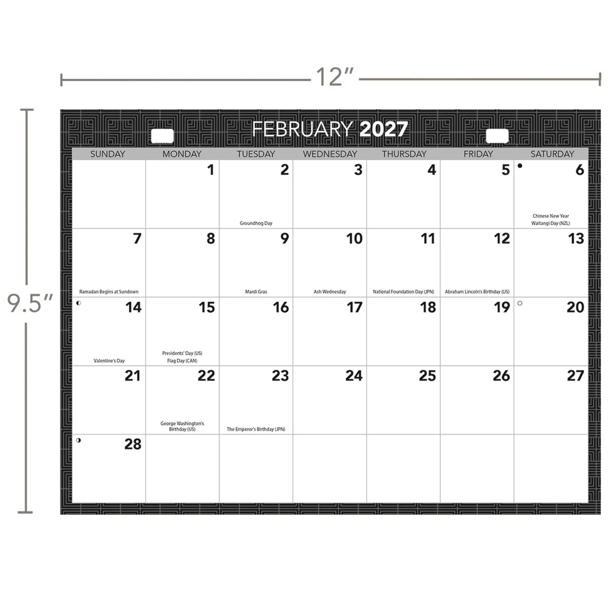 Office Tri-View 2026-2027 Wall Calendar - Image 6