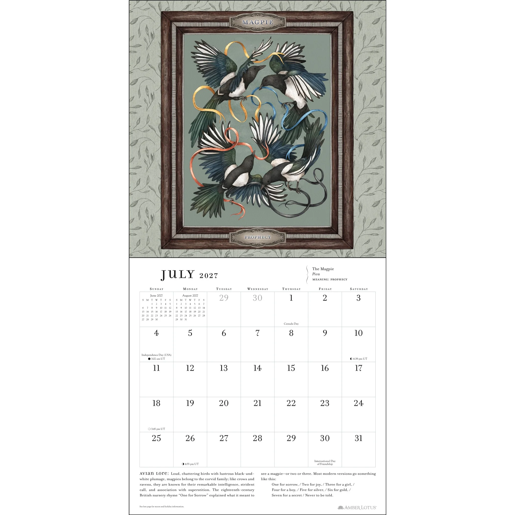 Ornithography 2027 Wall Calendar - Image 3