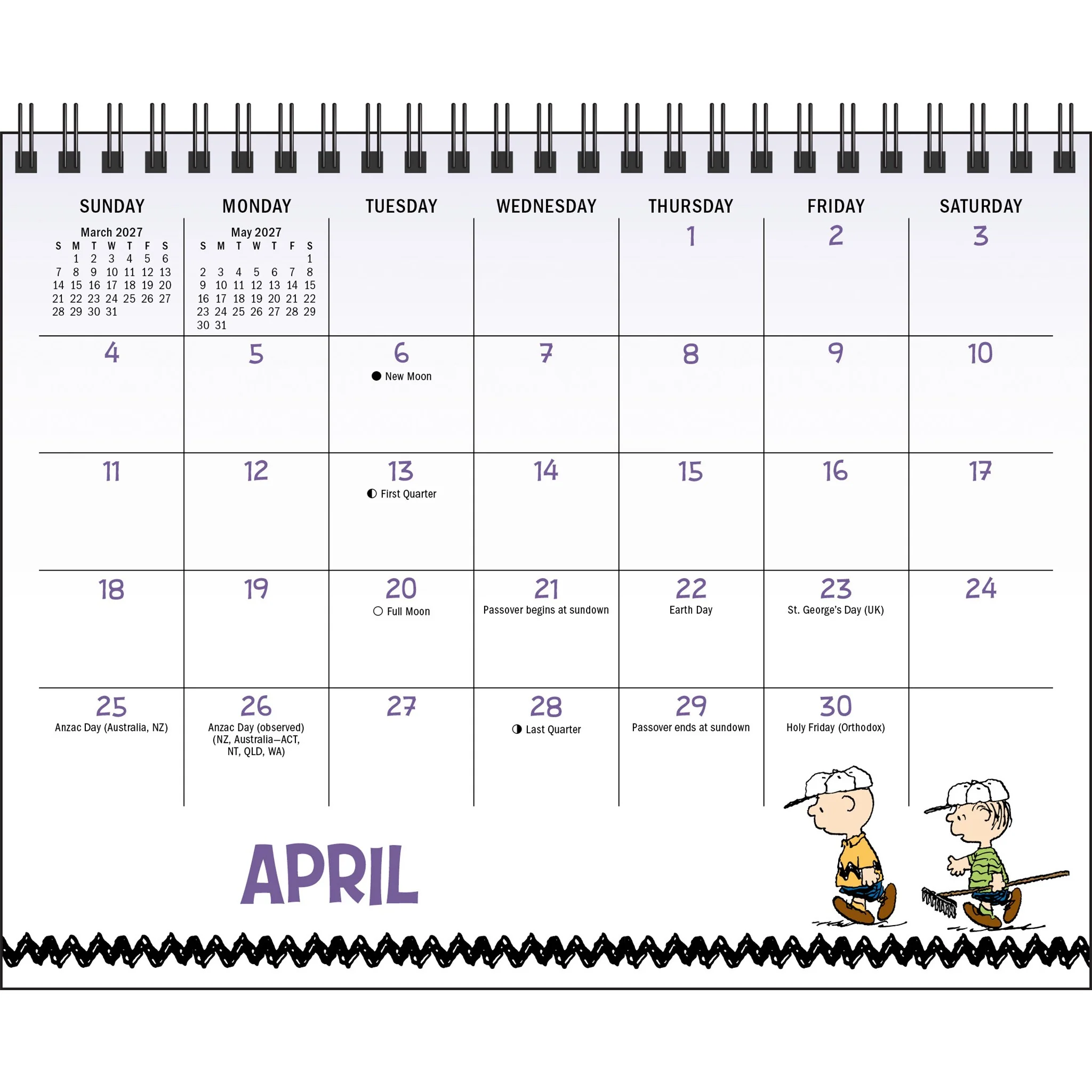 PEANUTS® 2027 Easel Calendar - Image 2
