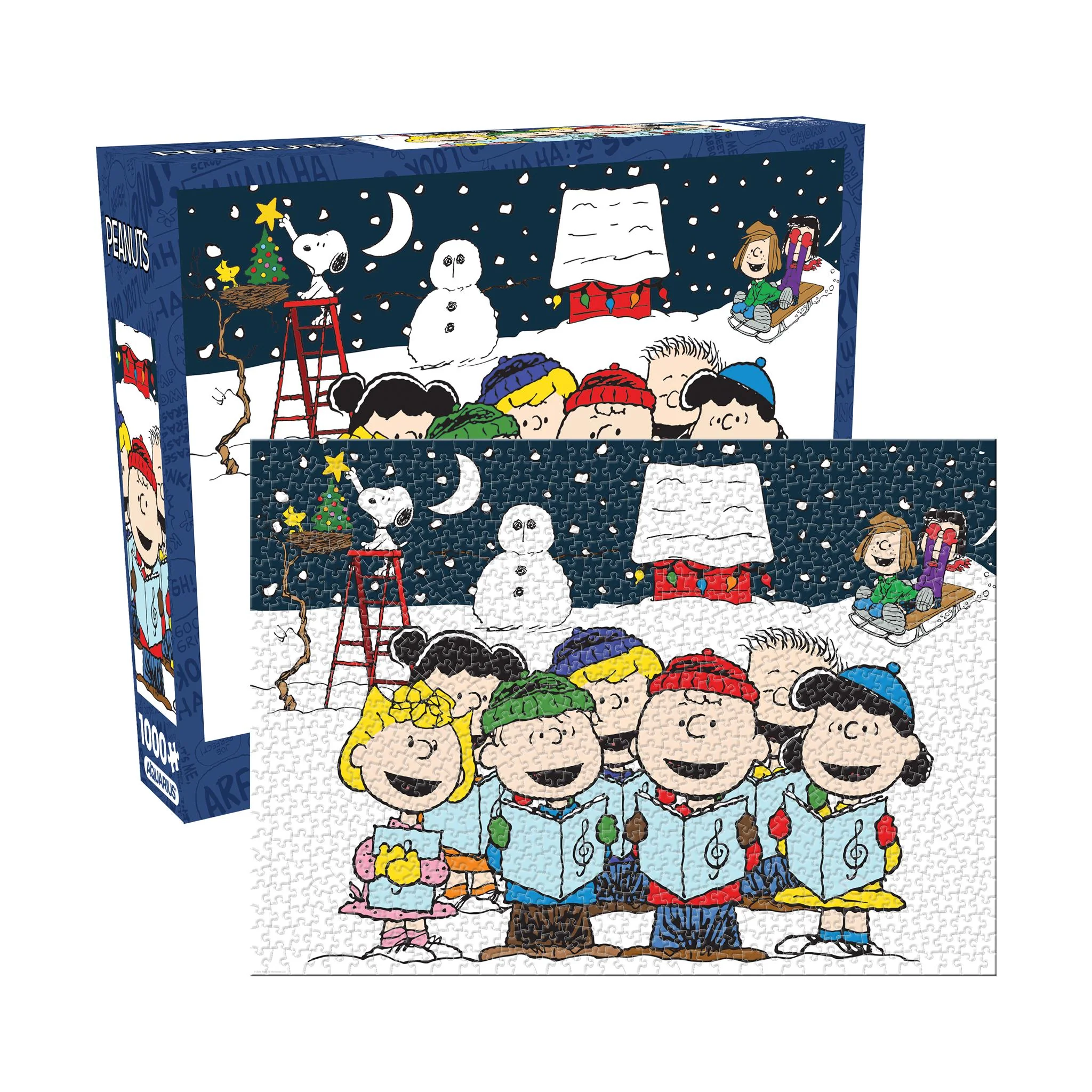 Peanuts Singing Glitter 1000 Piece Puzzle - Image 2