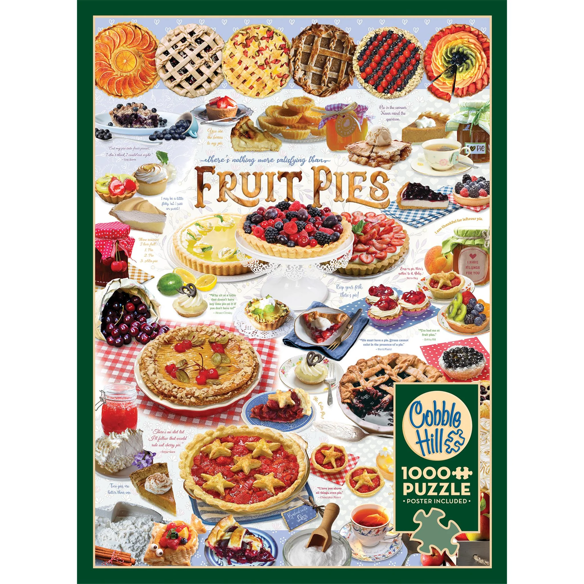 Pie Time 1000 Piece Puzzle Cobble Hill - Image 4