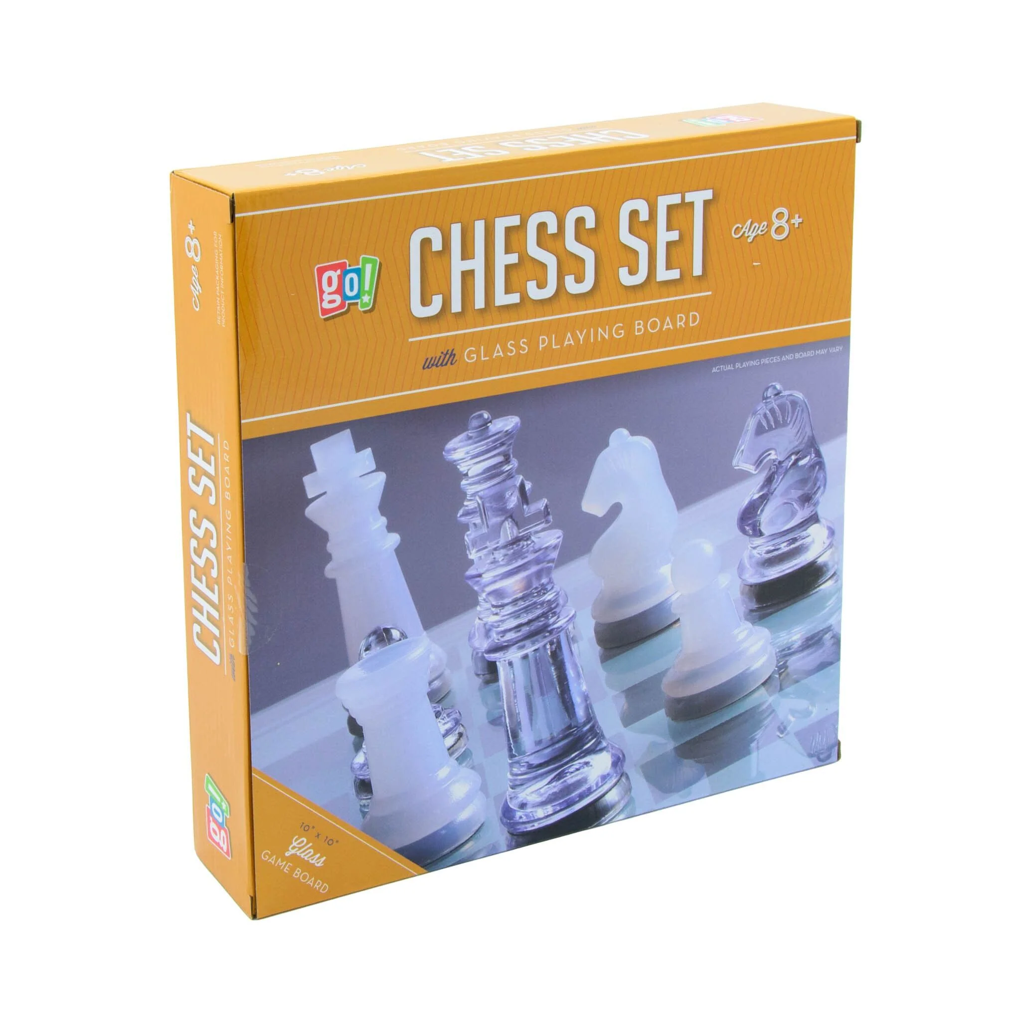 Plastic Chess Set with Glass Board - Image 3