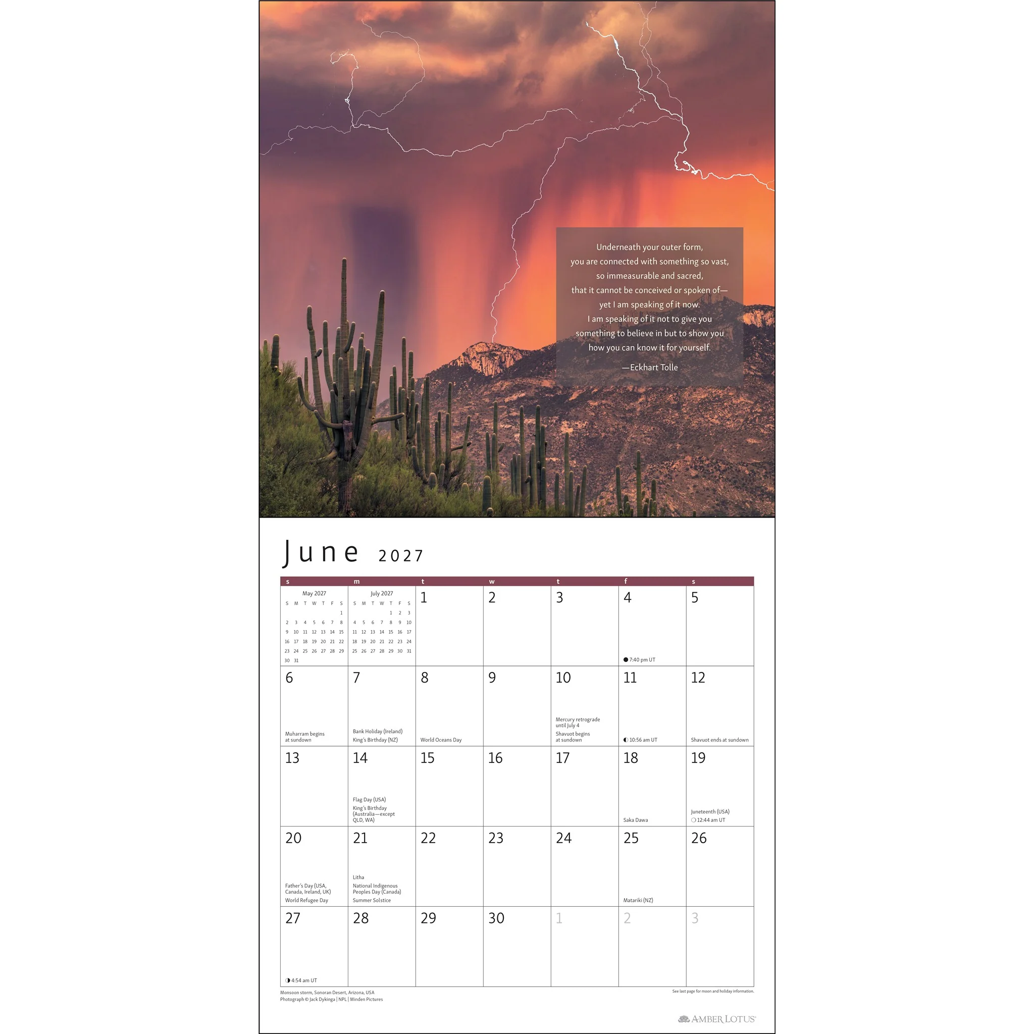 Power of Now 2027 Wall Calendar - Online Only - Image 3
