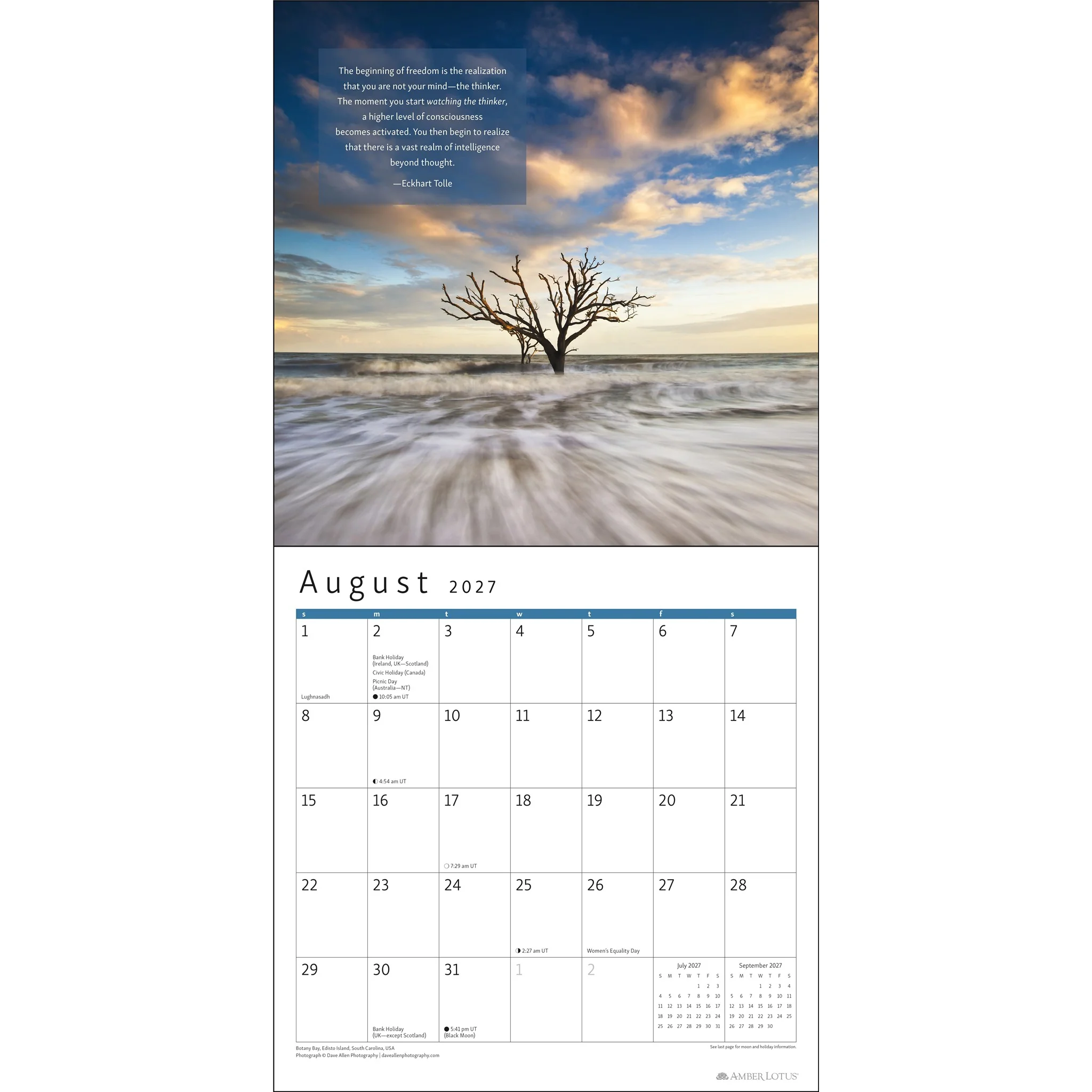 Power of Now 2027 Wall Calendar - Online Only - Image 4