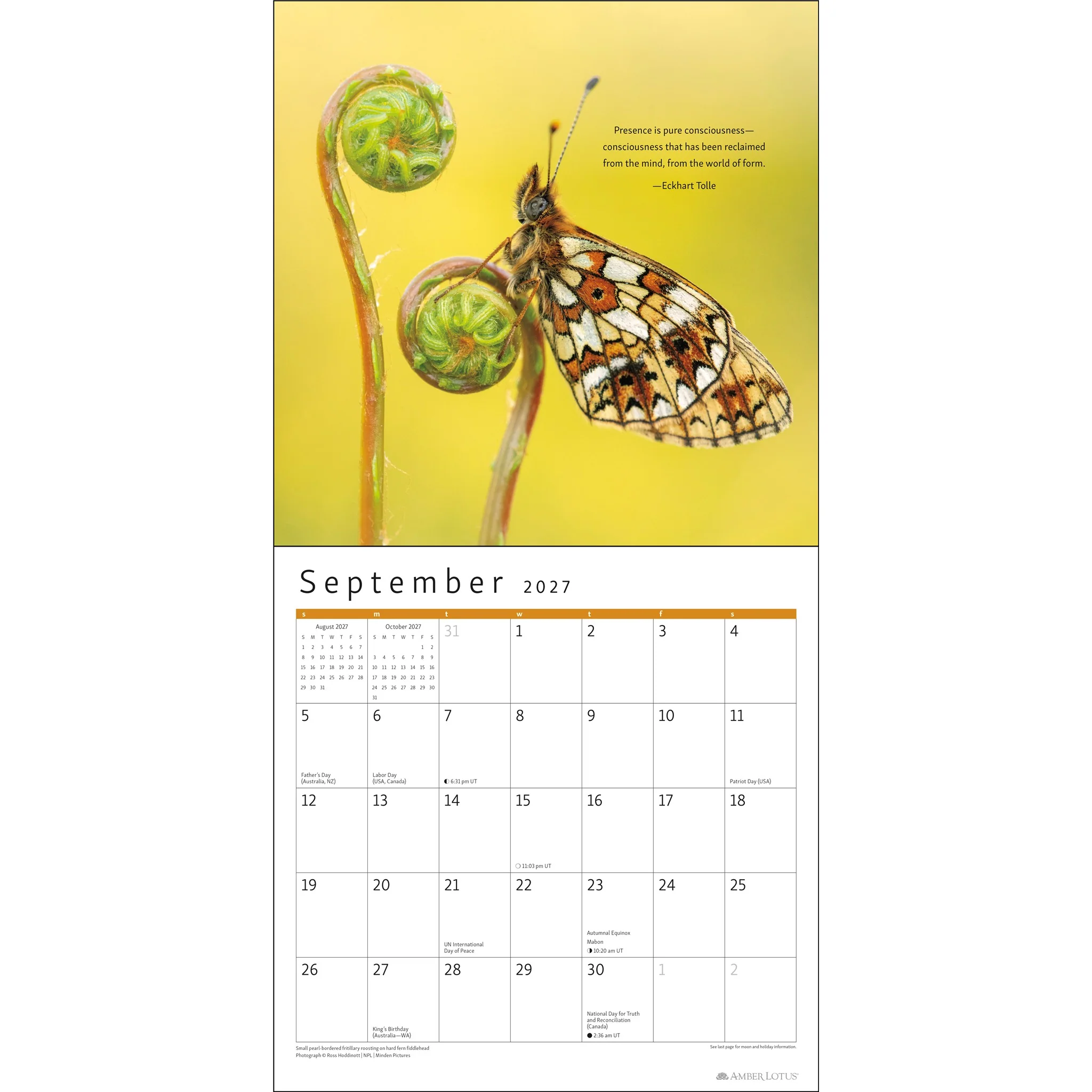 Power of Now 2027 Wall Calendar - Online Only - Image 5