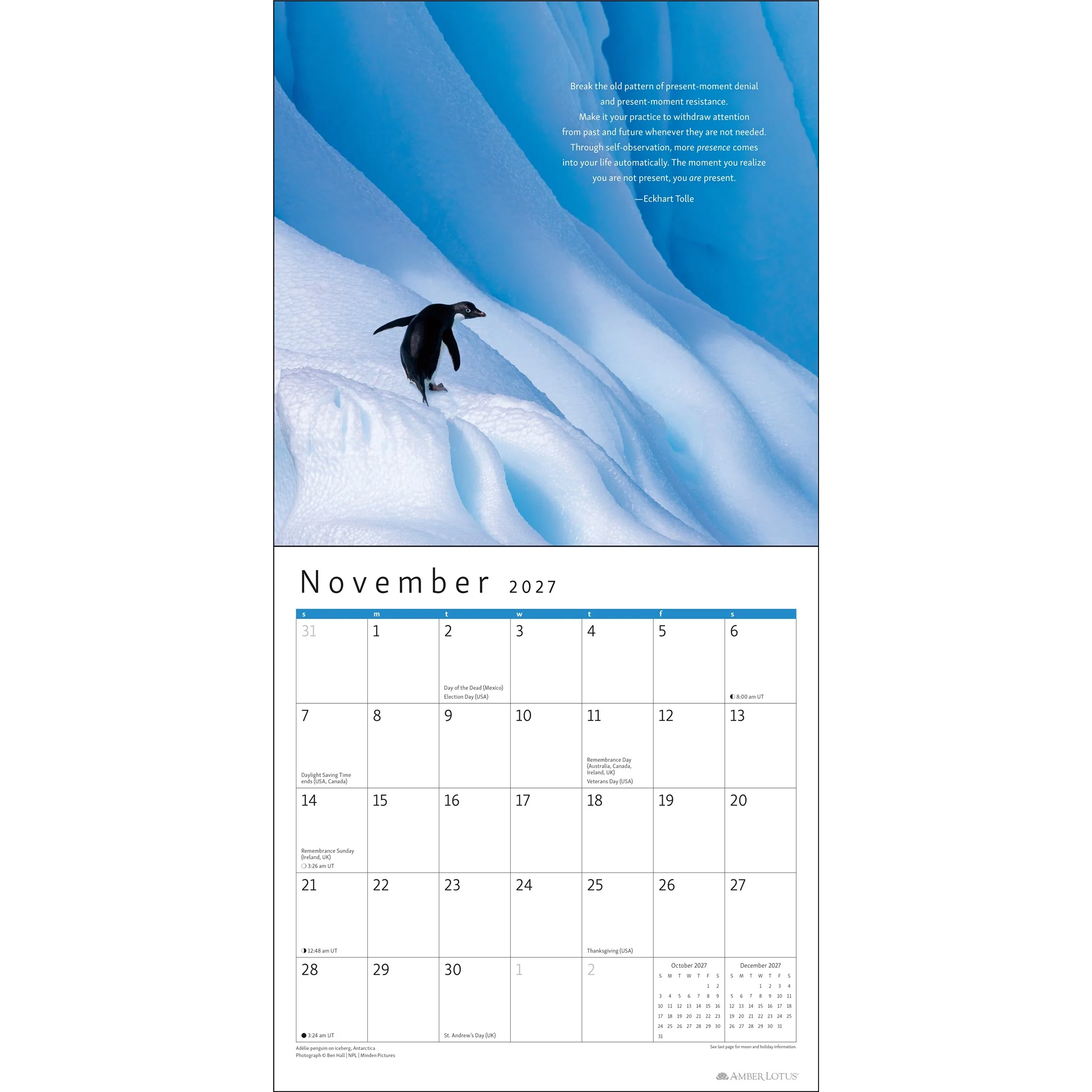 Power of Now 2027 Wall Calendar - Online Only - Image 6