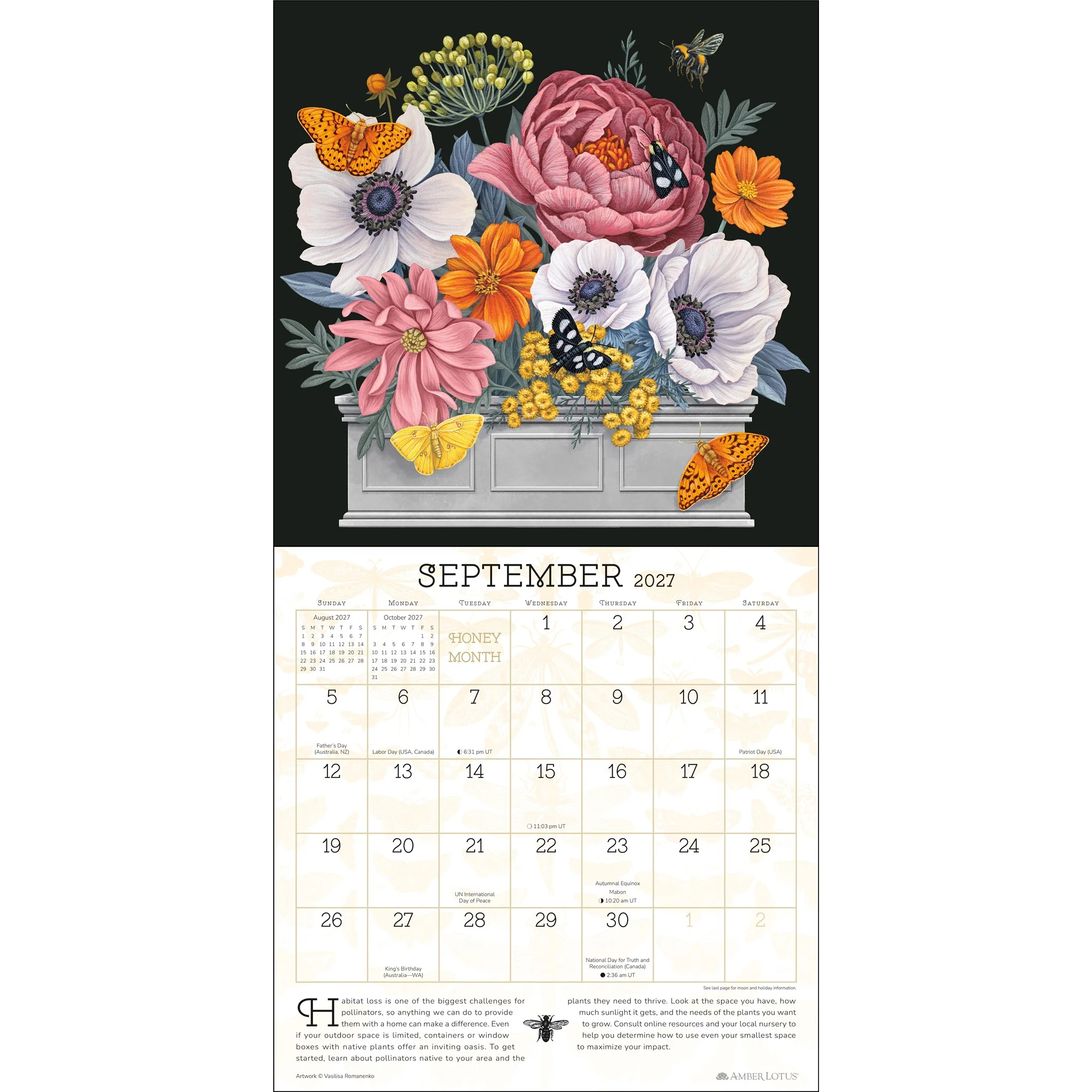 Praise for the Pollinators 2027 Wall Calendar - Online Only - Image 6