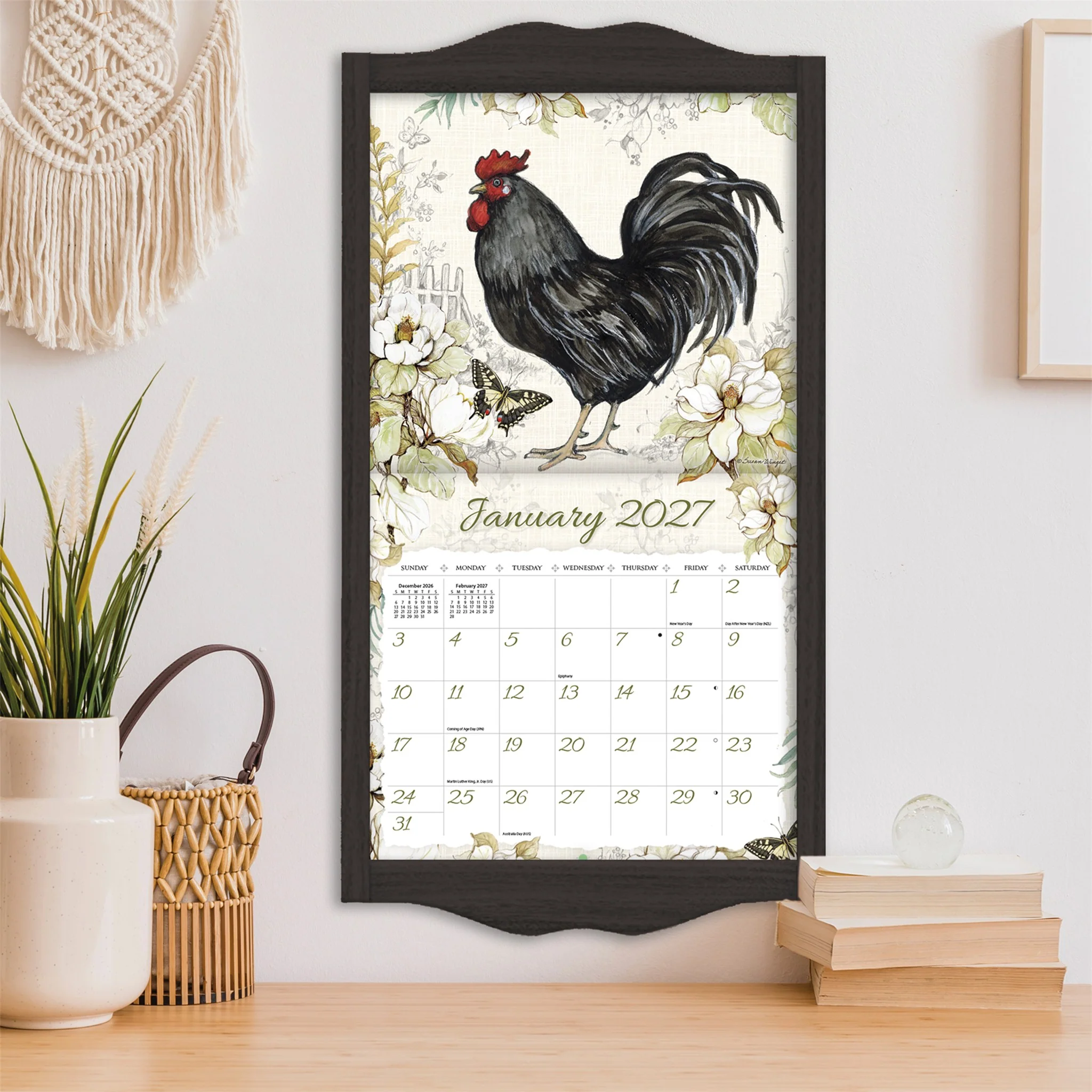 Proud Rooster Special Edition with Print 2027 Wall Calendar - Image 6