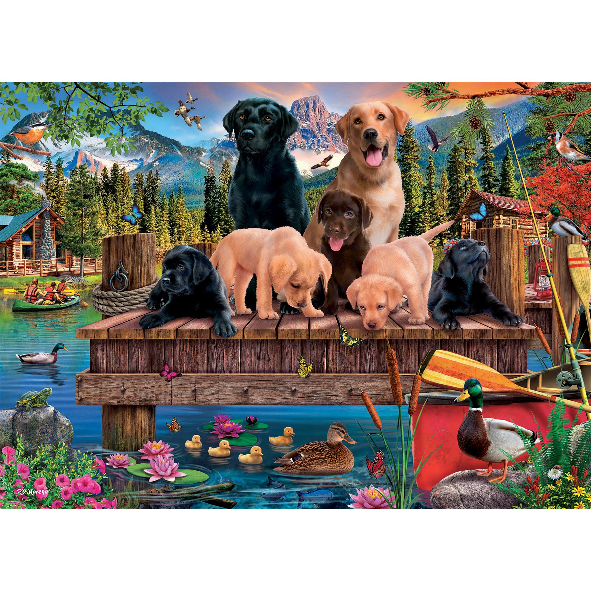 Pups and Ducks 350 Piece Puzzle Cobble Hill - Image 3