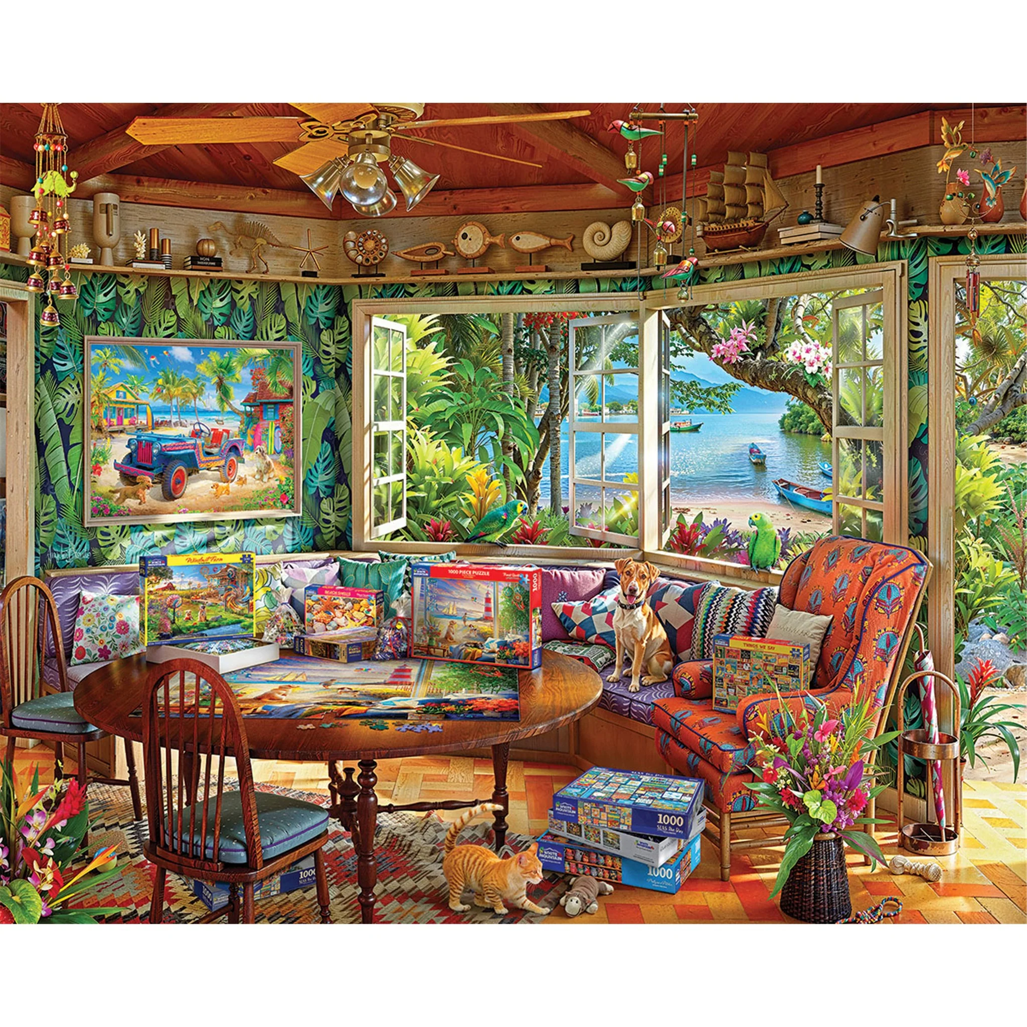 Puzzler's Paradise 1000 Piece Puzzle - Online Only - Image 2