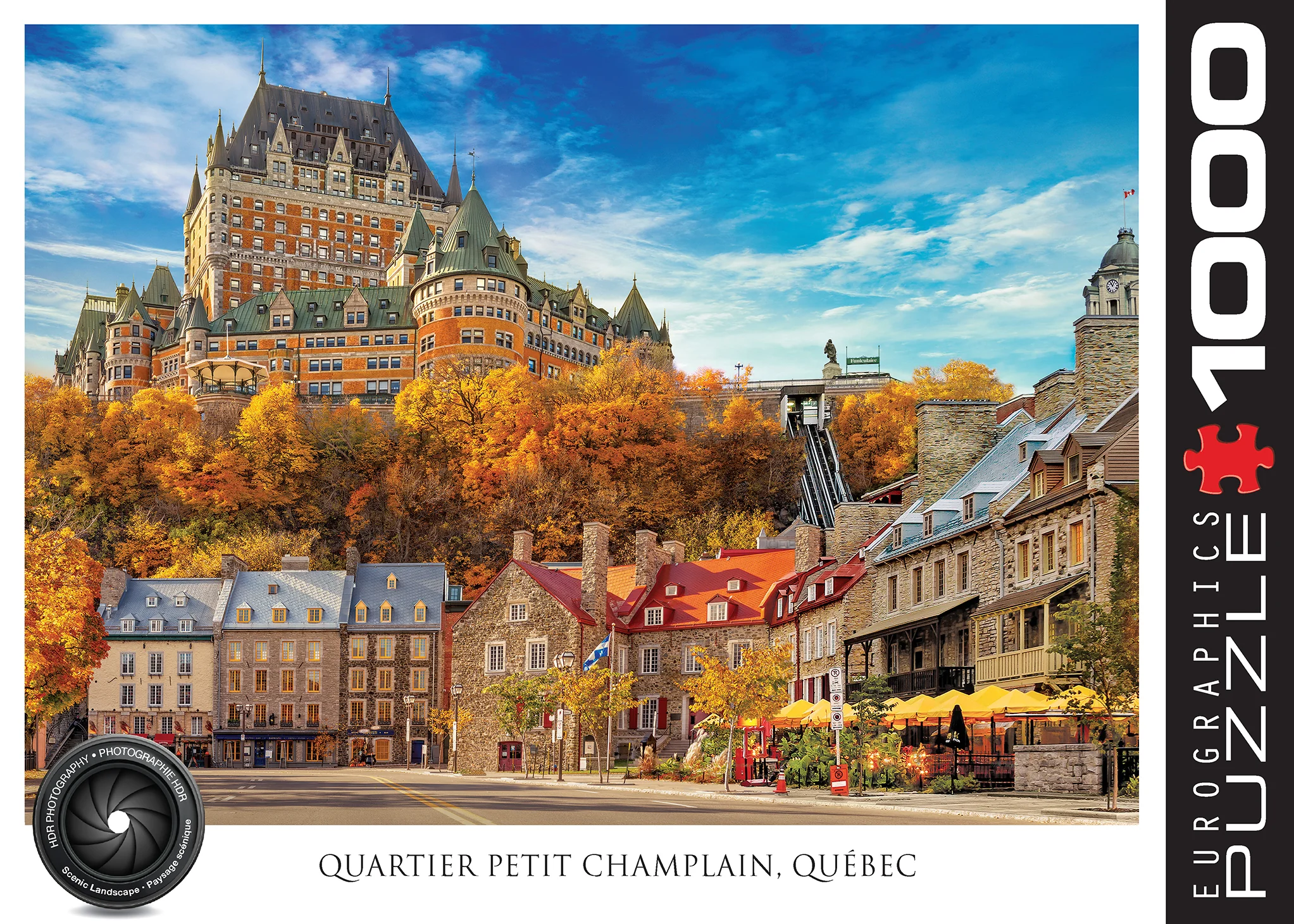 Quartier Petit Champlain Quebec 1000 Piece Puzzle - Online Only