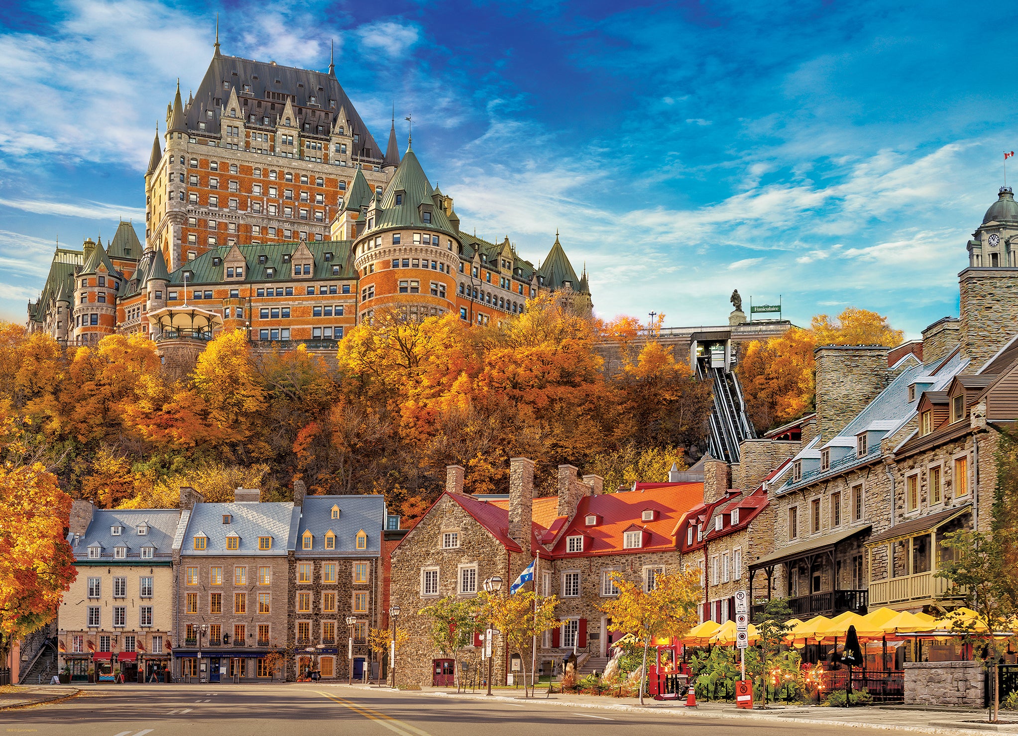 Quartier Petit Champlain Quebec 1000 Piece Puzzle - Online Only - Image 2