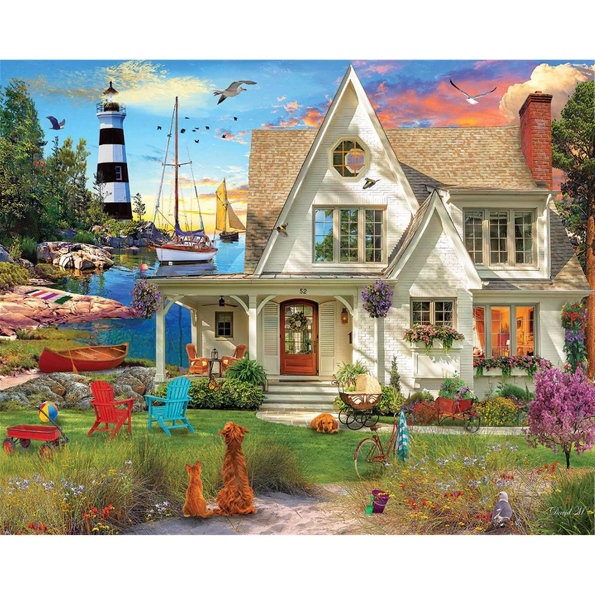 Quiet Cove 1000 Piece Puzzle - Image 2