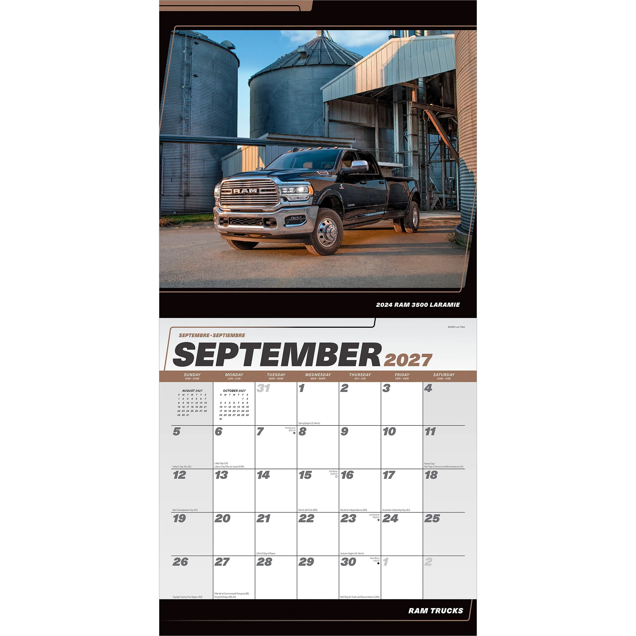 Ram Trucks 2027 Wall Calendar - Image 4
