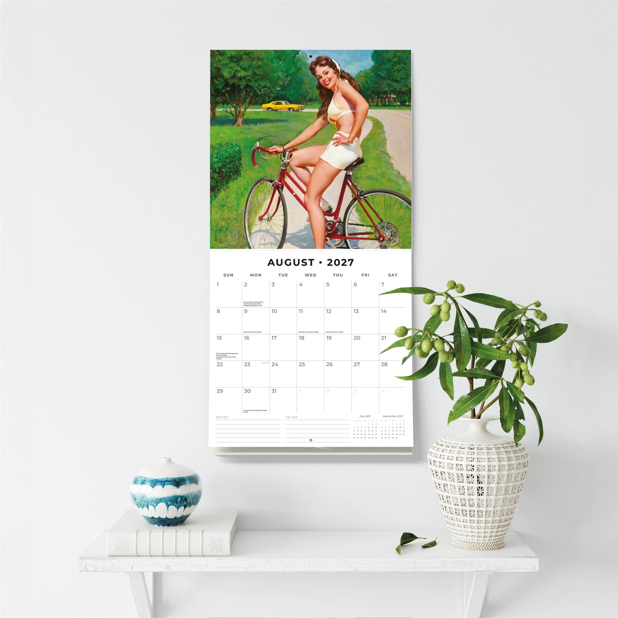 Retro Pin-ups 2027 Wall Calendar - Image 6