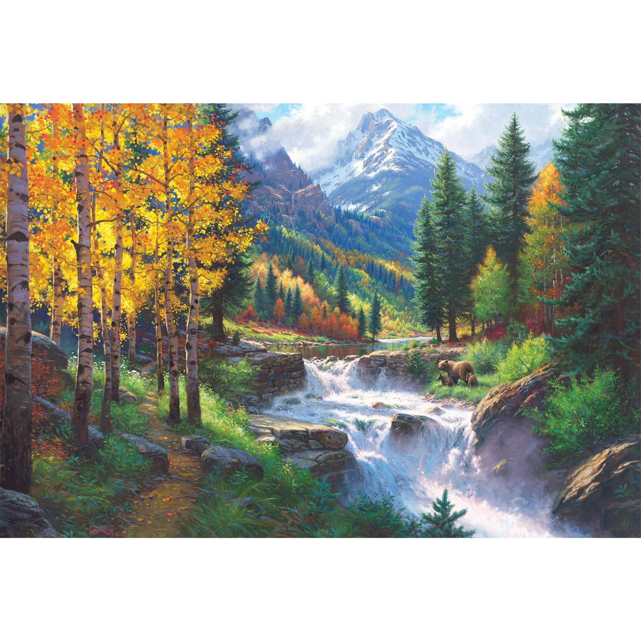 Rocky Mountain High 2000 Piece Puzzle Cobble Hill - Image 3