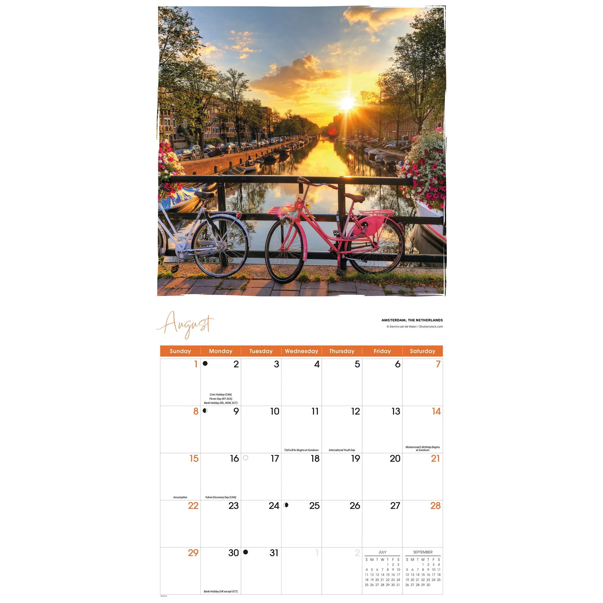 Romantic Europe 2027 Wall Calendar - Image 4