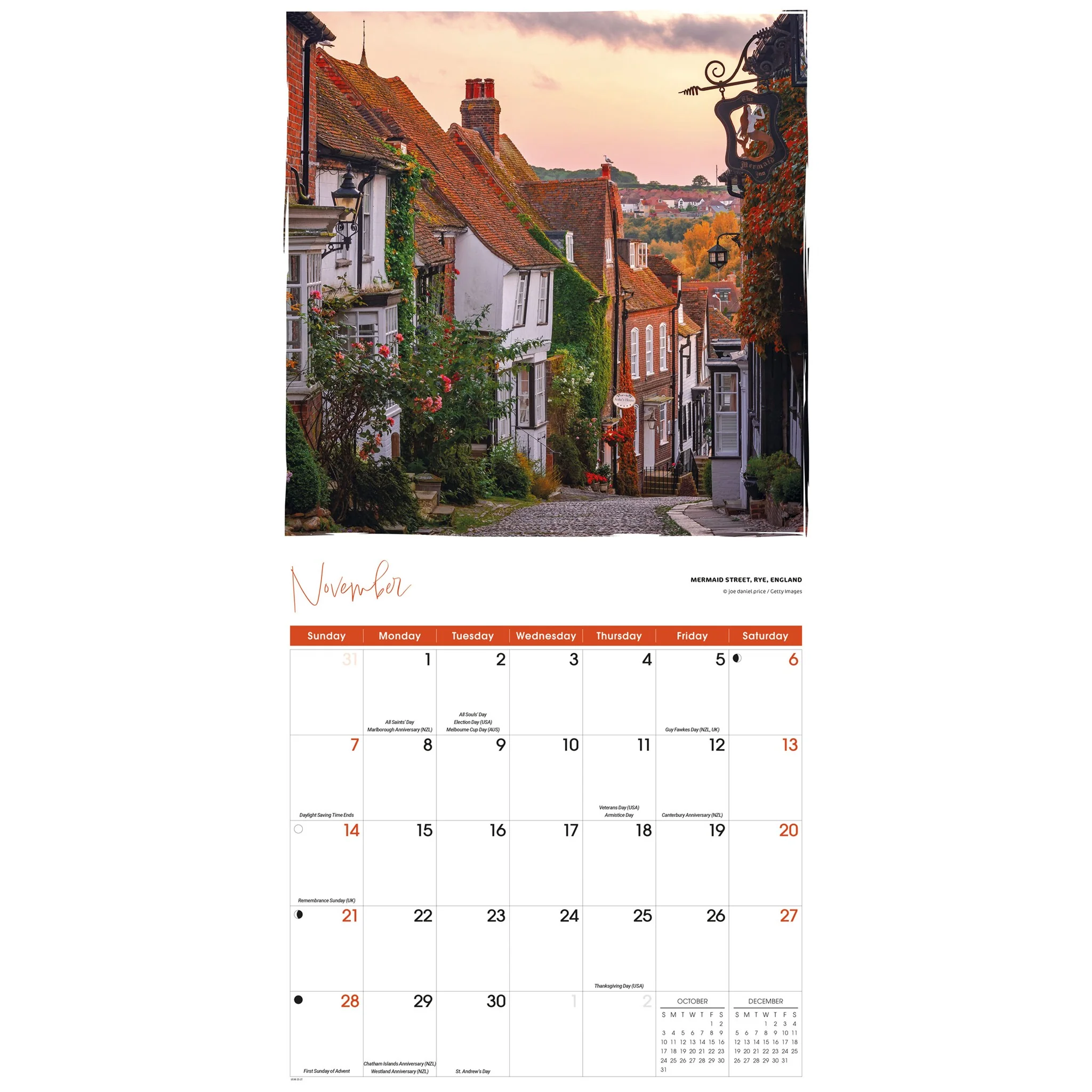 Romantic Europe 2027 Wall Calendar - Image 5