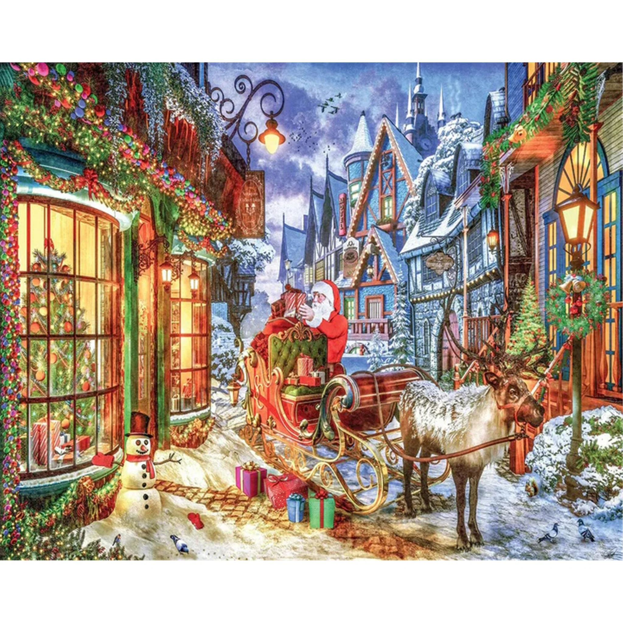 Santa's Deliveries 1000 Piece Puzzle - Image 2