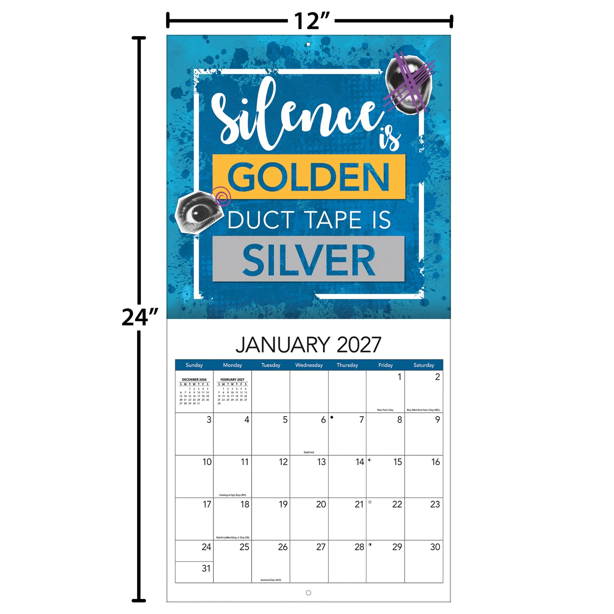 Sarcasm My Love Language 2027 Wall Calendar - Online Only - Image 5