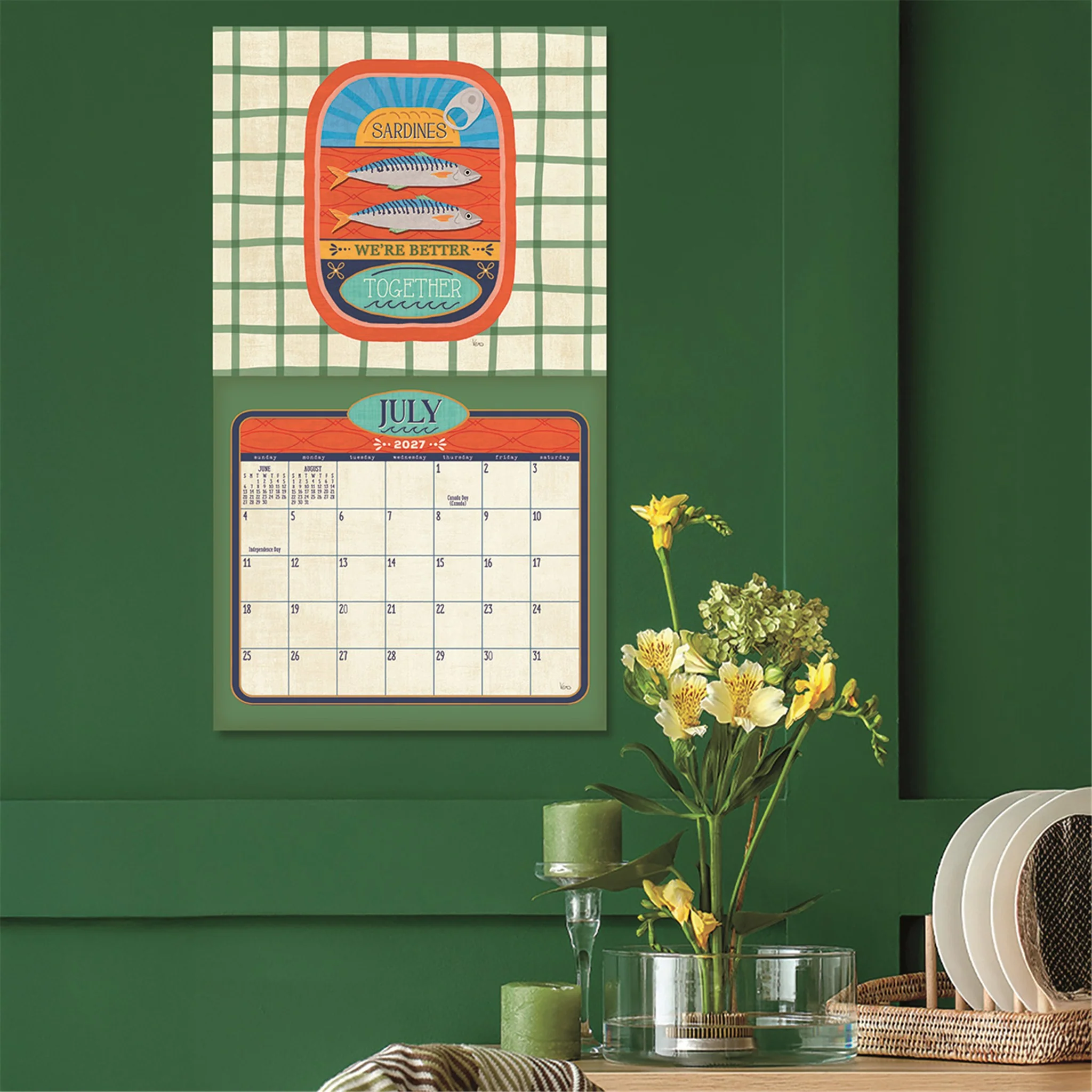 Sardines 2027 Wall Calendar - Image 5