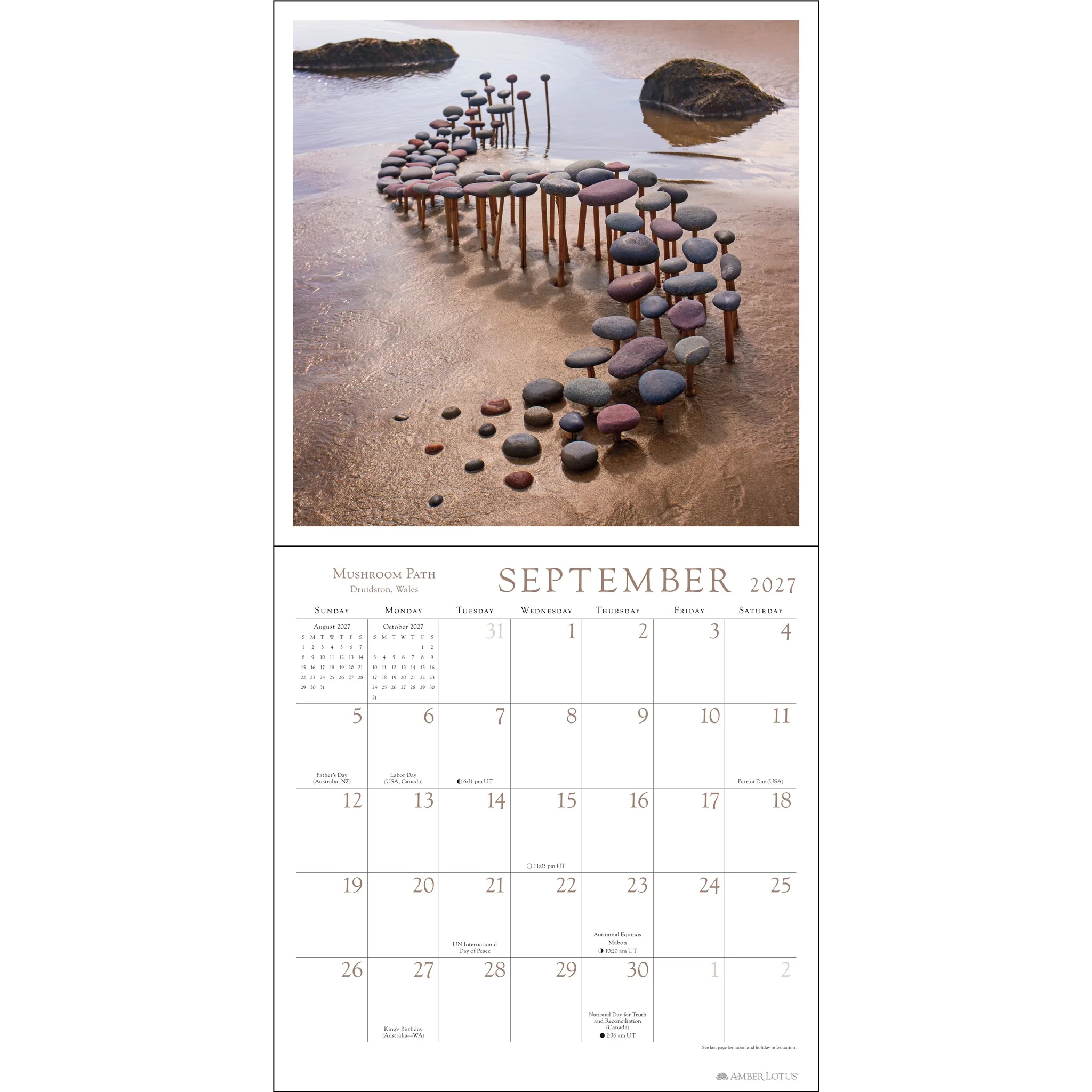 Sculpt the World 2027 Wall Calendar - Image 4