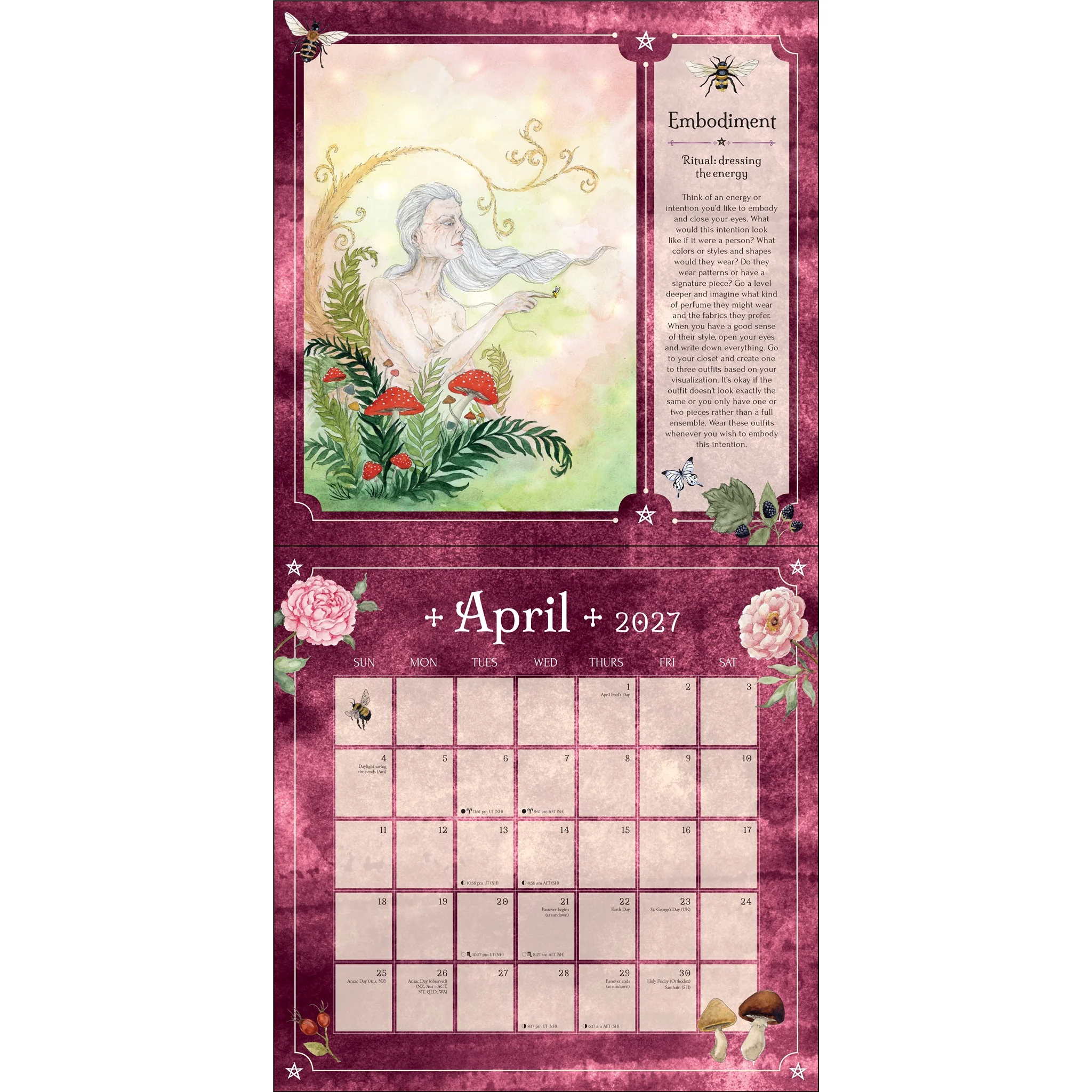 Seasons of the Witch 2027 Wall Calendar - Online Only - Image 5