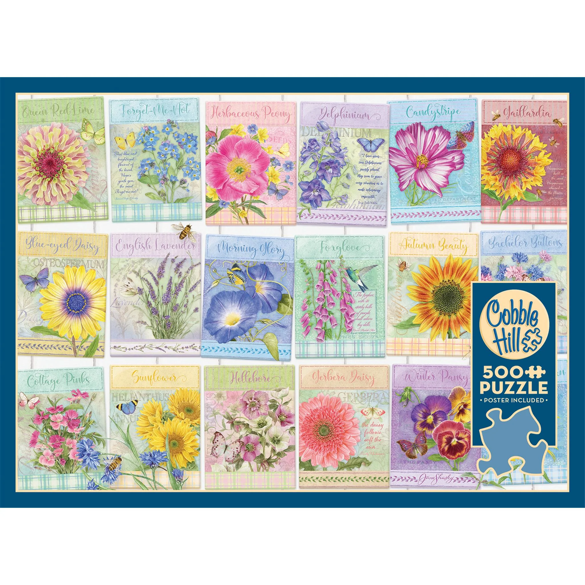 Seed Packets 500 Piece Puzzle Cobble Hill - Image 4